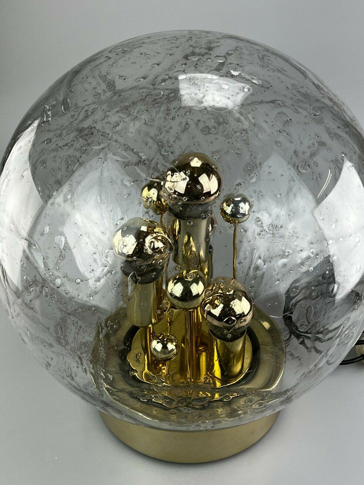 Allemand Lampe de bureau à boule Doria « Big Ball » en verre, design de l'ère spatiale, années 60 70 en vente