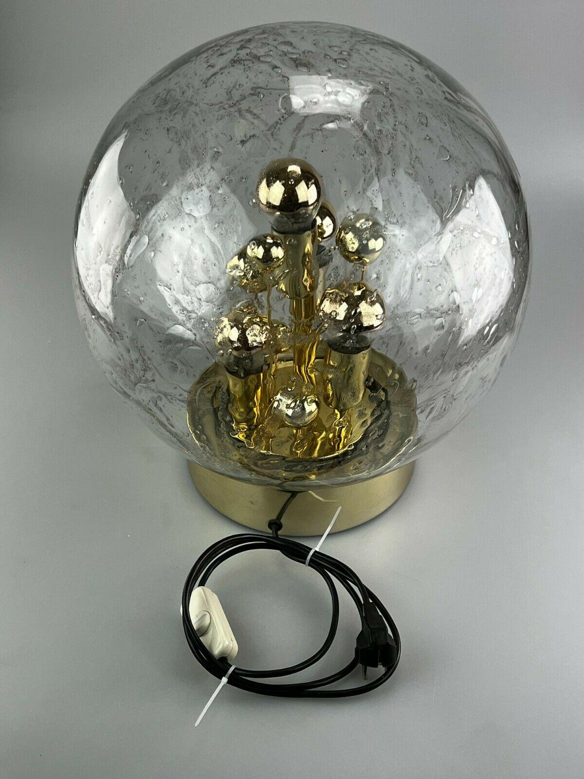 Métal Lampe de bureau à boule Doria « Big Ball » en verre, design de l'ère spatiale, années 60 70 en vente