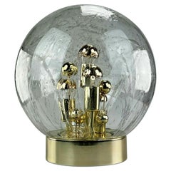60s 70s Table Lamp Ball Lamp Doria "Big Ball" Glass Space Age Design