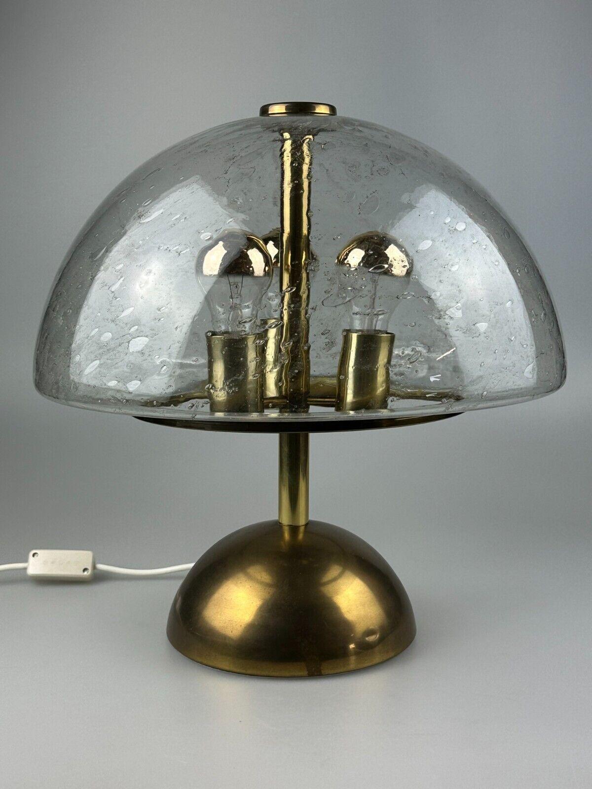 70s glass lamp