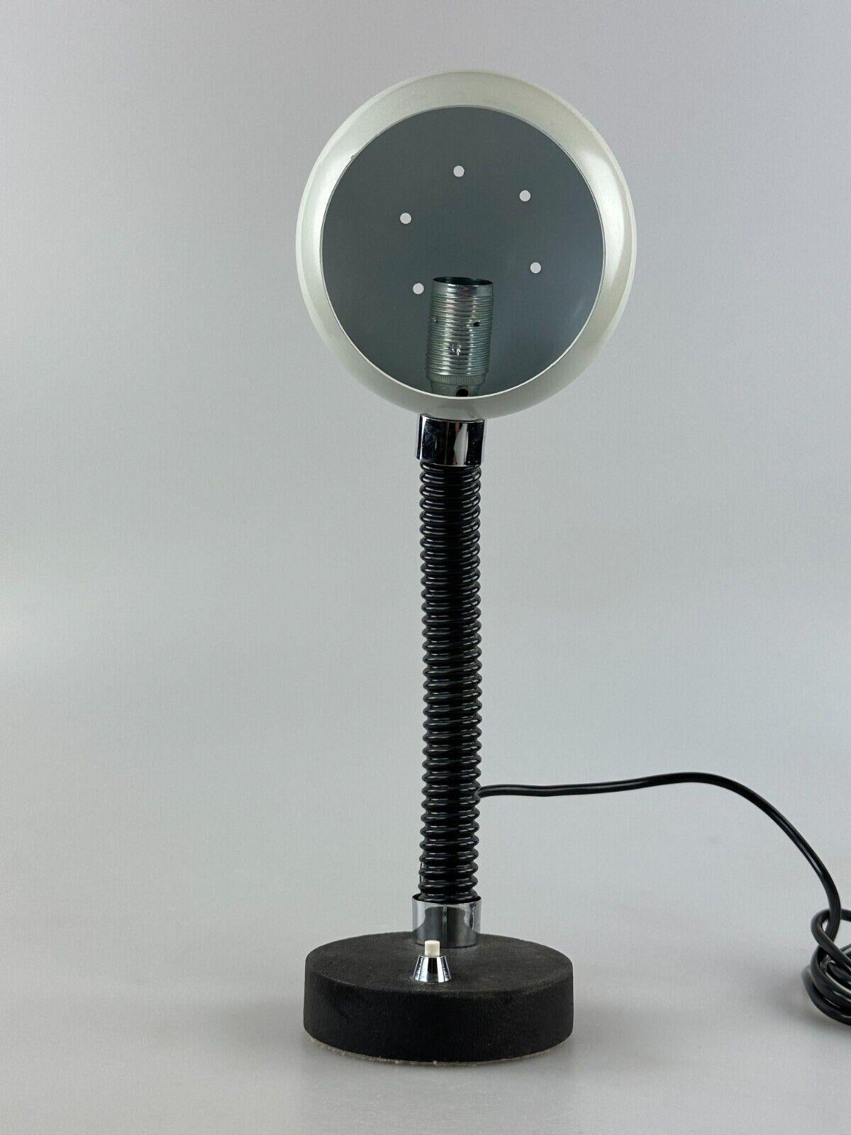 60s 70s table lamp Egon Hillebrand spherical lamp Space Age metal design In Good Condition For Sale In Neuenkirchen, NI