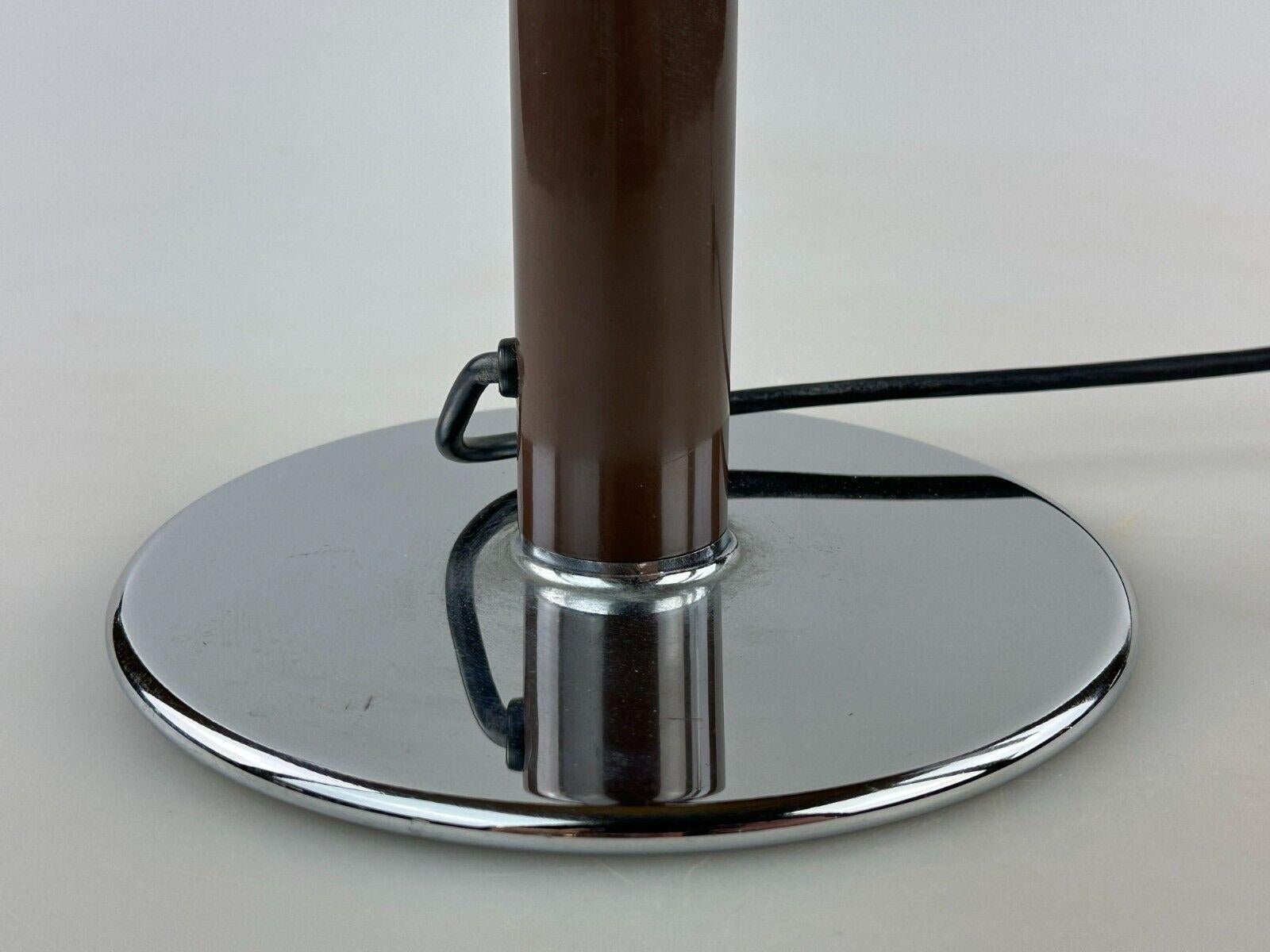 60s 70s table lamp Ingo Maurer Gulp tube lamp chrome metal Space Age For Sale 5