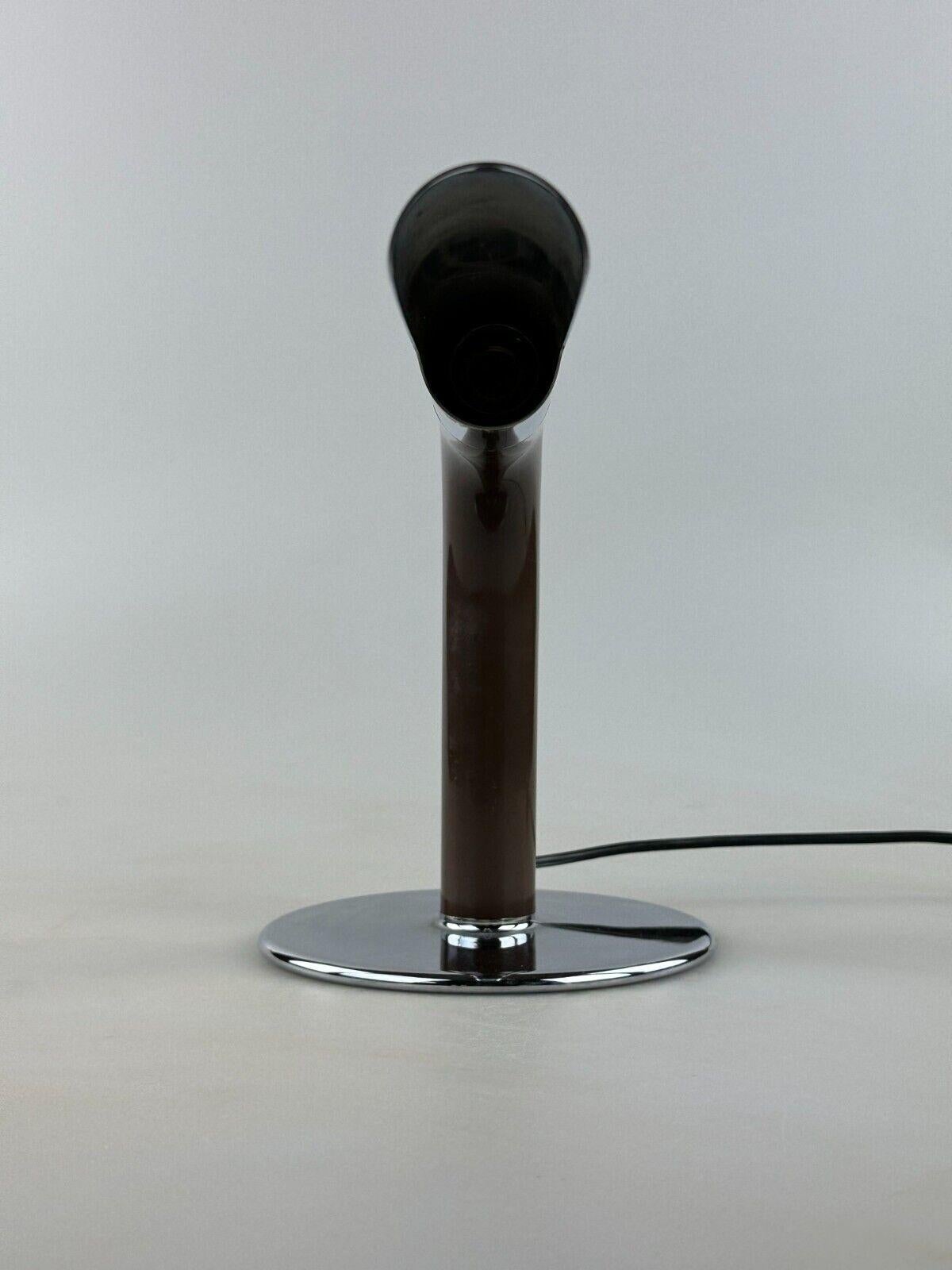 60s 70s lampe de table Ingo Maurer lampe à tube Gulp chrome métal A Space en vente 2