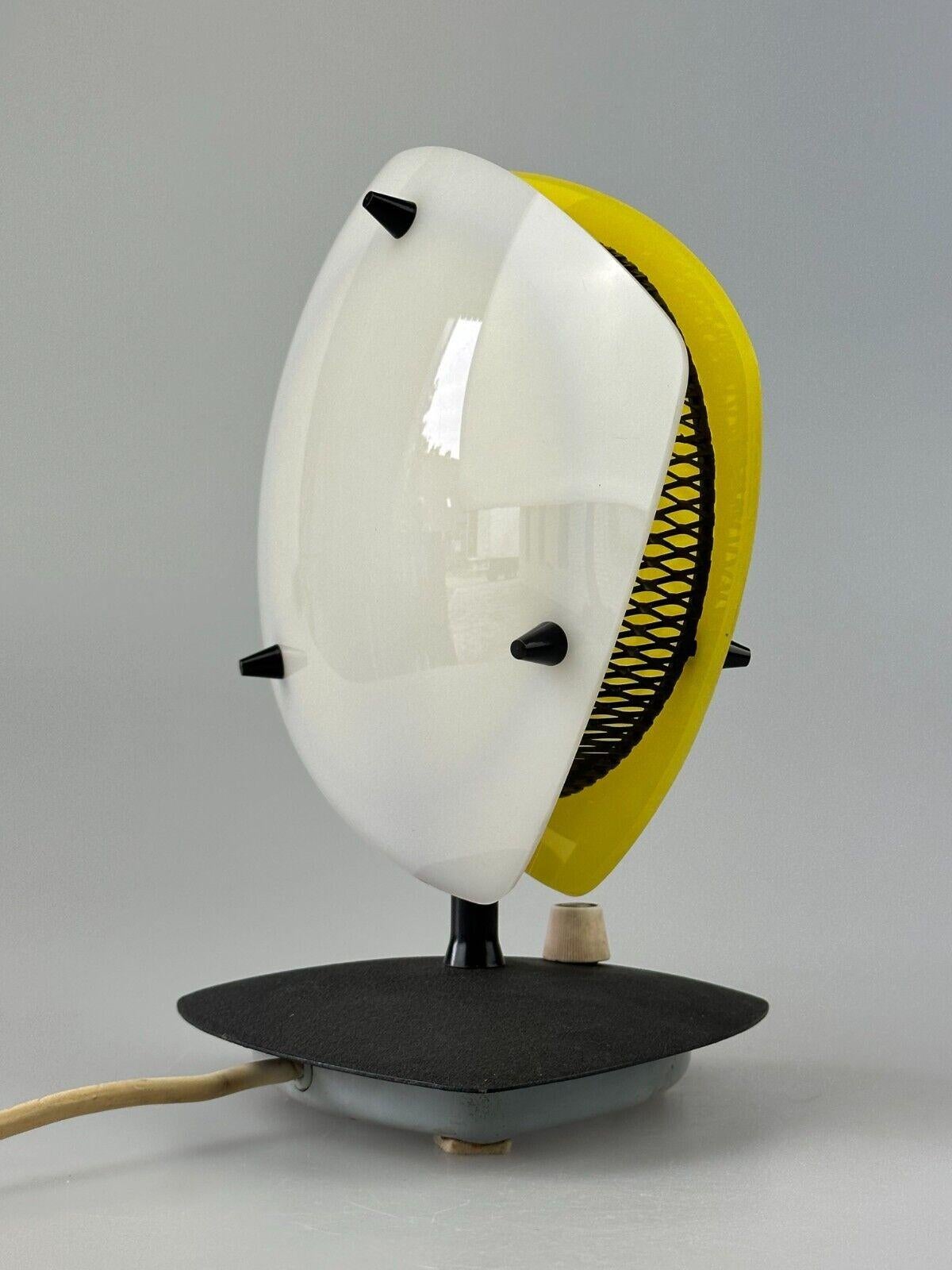 60s 70s table lamp plastic metal Sonnenkind Tele Ambiance France For Sale 9
