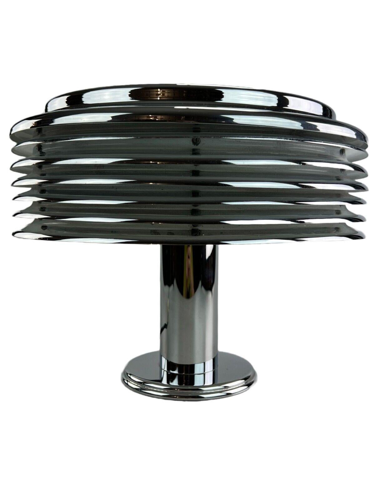 60s 70s table lamp Staff lights Kazuo Motozawa Saturno chrome design

Object: table lamp

Manufacturer: Staff lights

Condition: good

Age: around 1960-1970

Dimensions:

Diameter = 34cm
Height = 27cm

Other notes:

E27