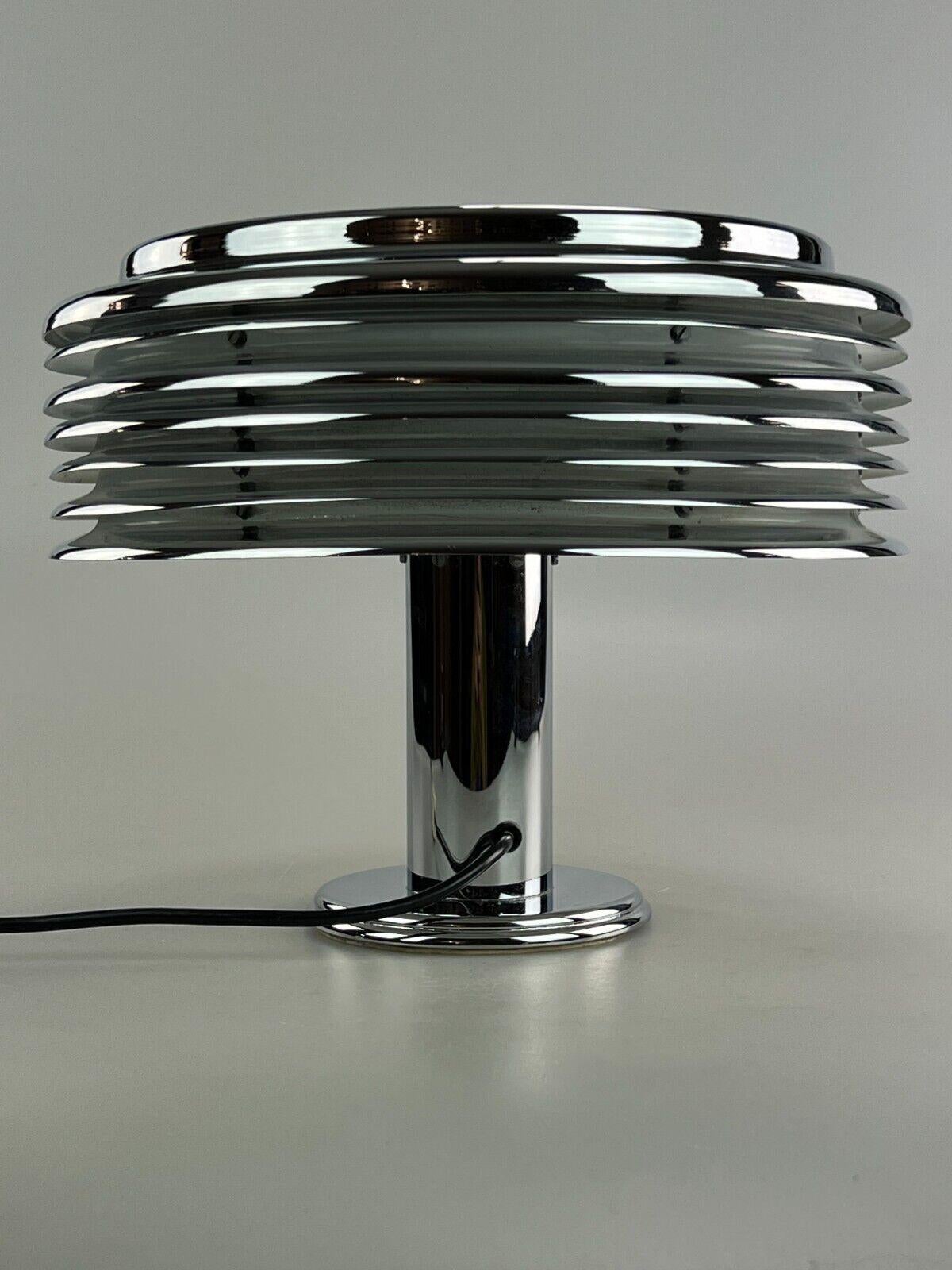 60s 70s Table Lamp Staff Lights Kazuo Motozawa Saturno Chrome Design 1