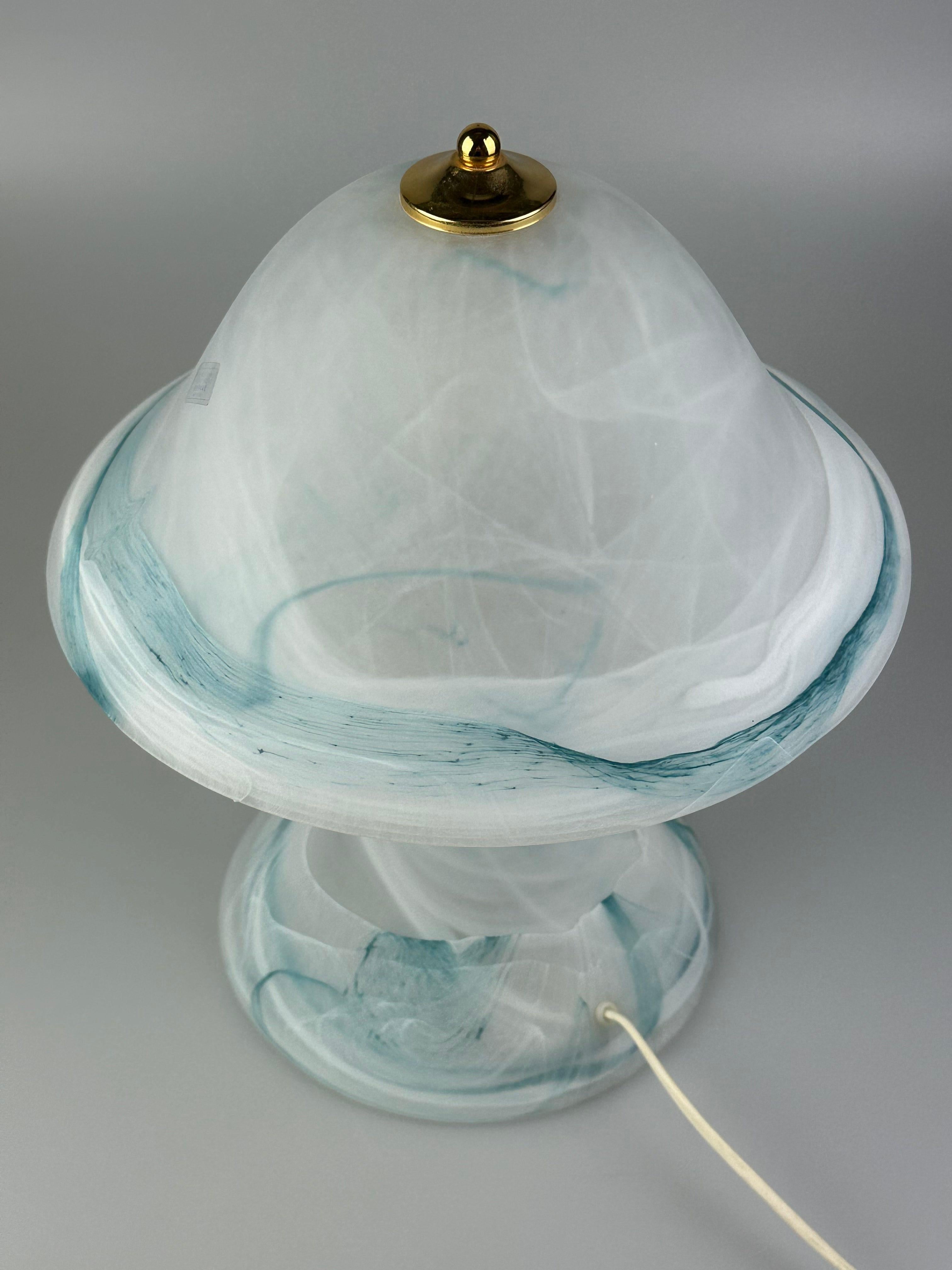60s 70s lámpara de mesa lámpara de mesa de cristal de Murano Artistica Lampadari Italia en venta 5
