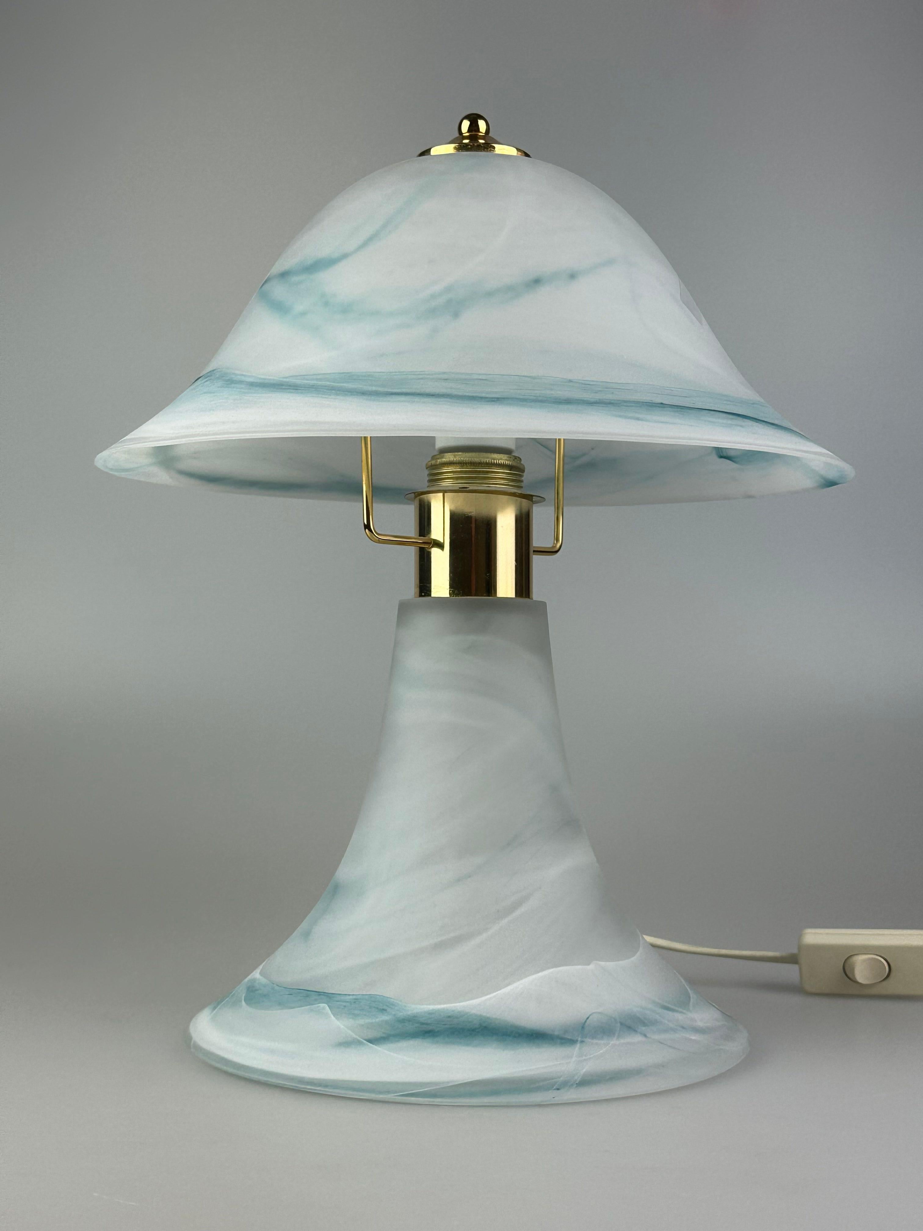 60s 70s lámpara de mesa lámpara de mesa de cristal de Murano Artistica Lampadari Italia Italiano en venta