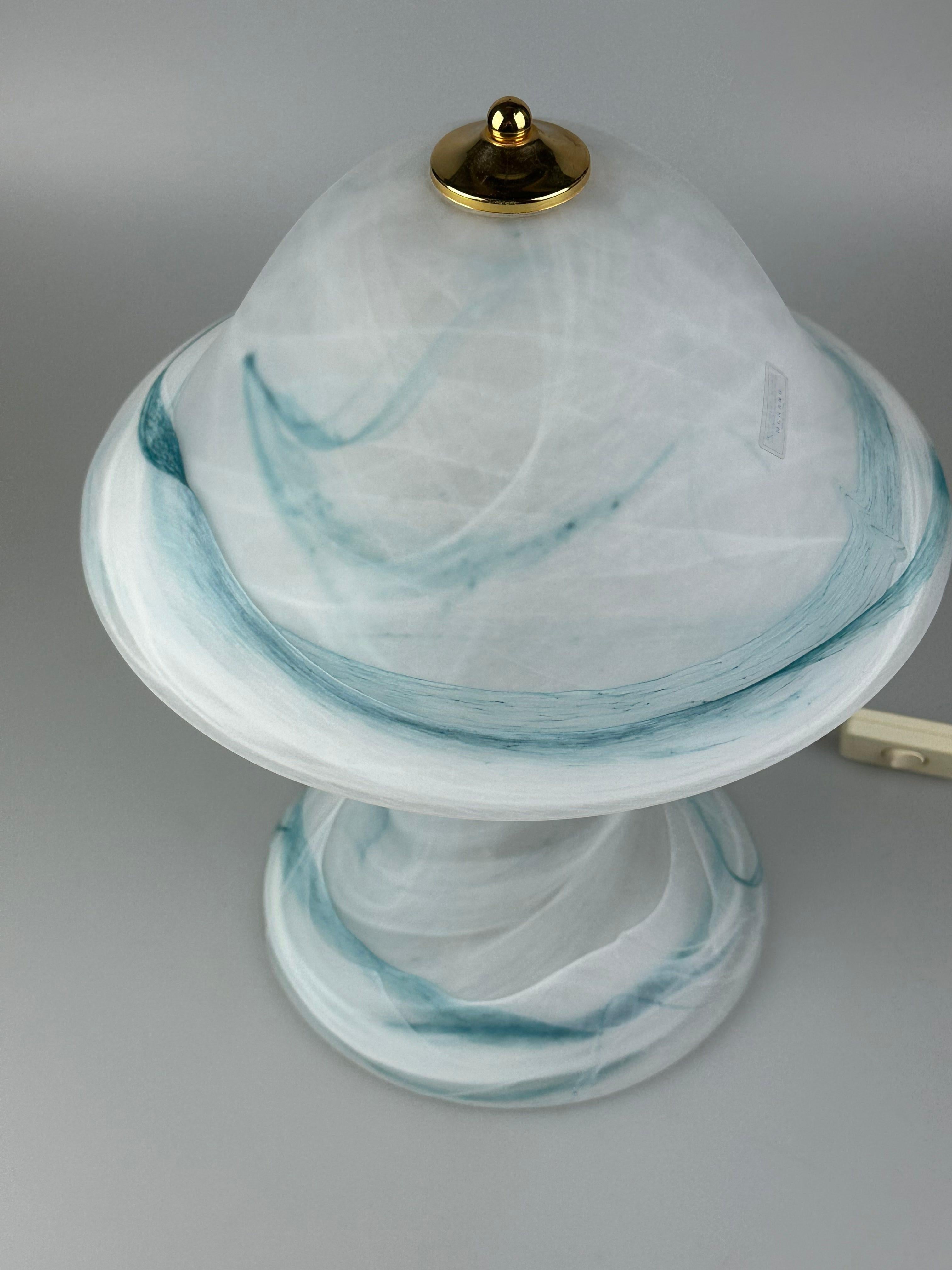 60s 70s lámpara de mesa lámpara de mesa de cristal de Murano Artistica Lampadari Italia en venta 1
