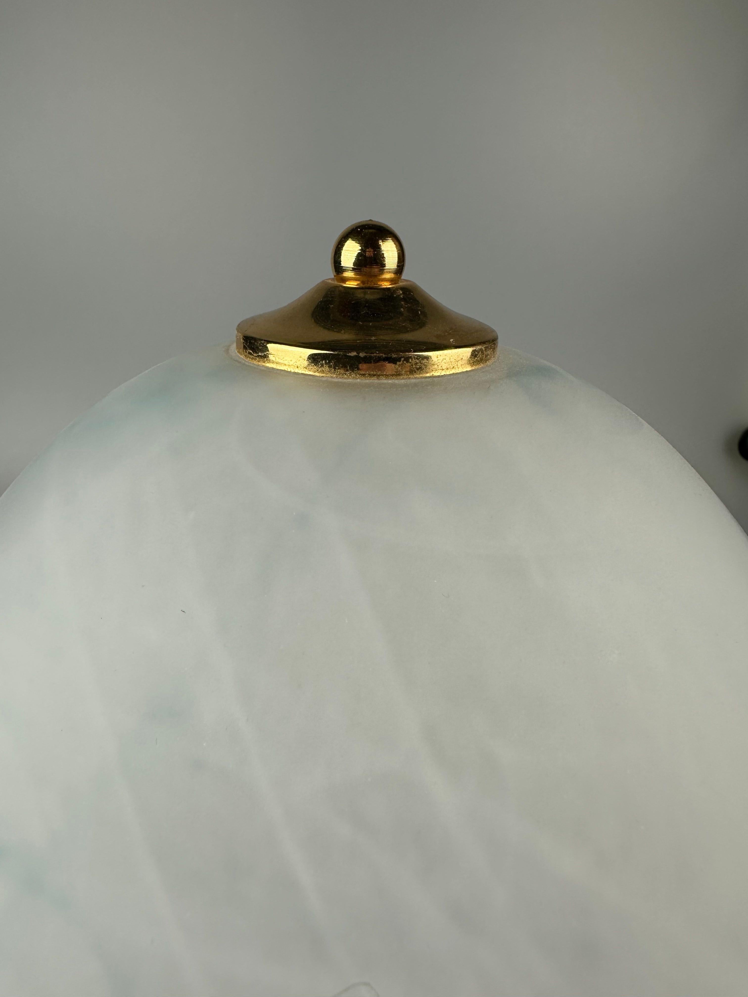 60s 70s lámpara de mesa lámpara de mesa de cristal de Murano Artistica Lampadari Italia en venta 3