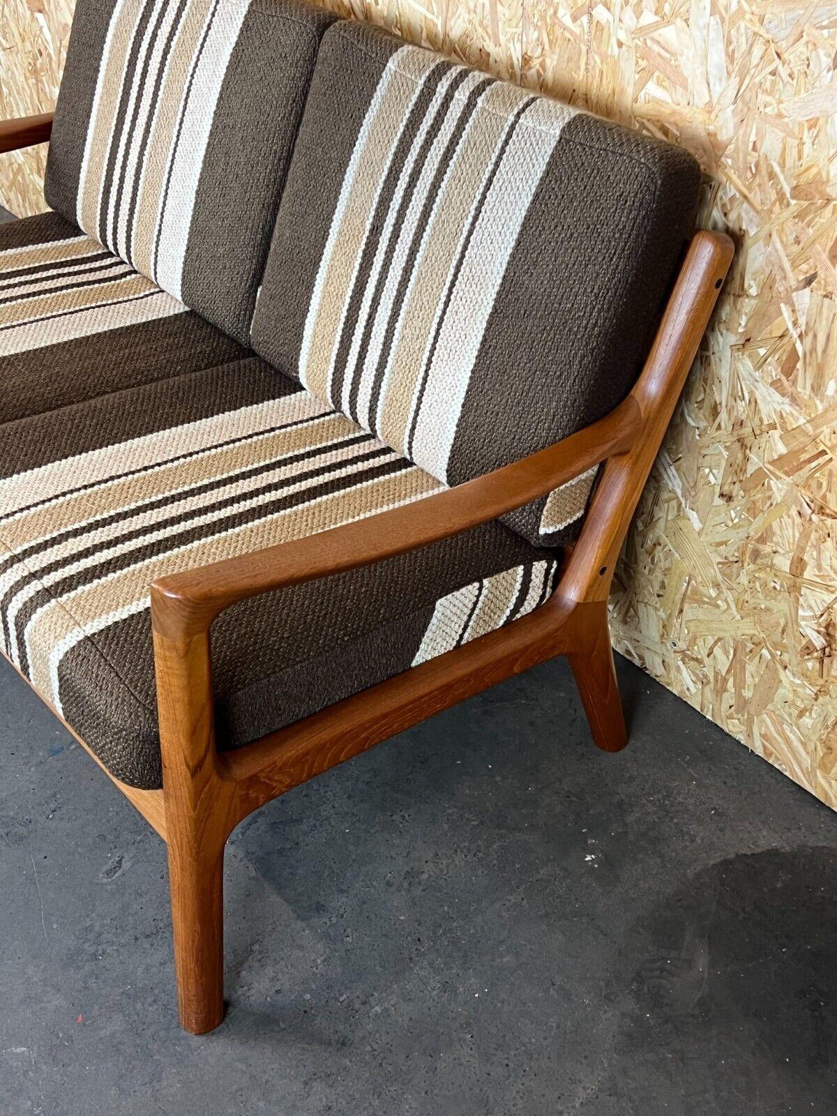 60er 70er Jahre Teakholz-Sofa mit 2 Sitzen Ole Wanscher Cado France & Son Dänisches Design im Angebot 3