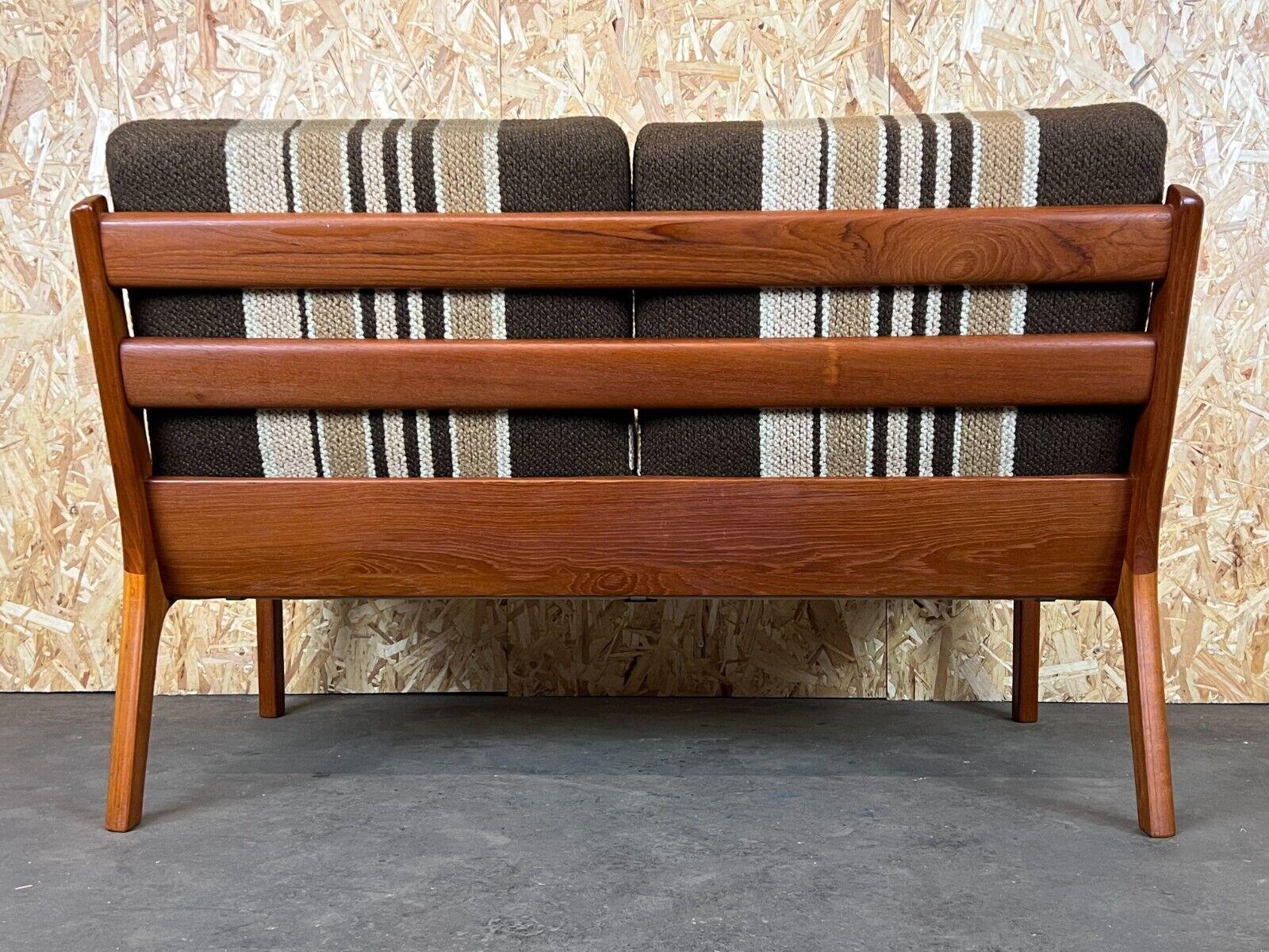 60er 70er Jahre Teakholz-Sofa mit 2 Sitzen Ole Wanscher Cado France & Son Dänisches Design im Angebot 5