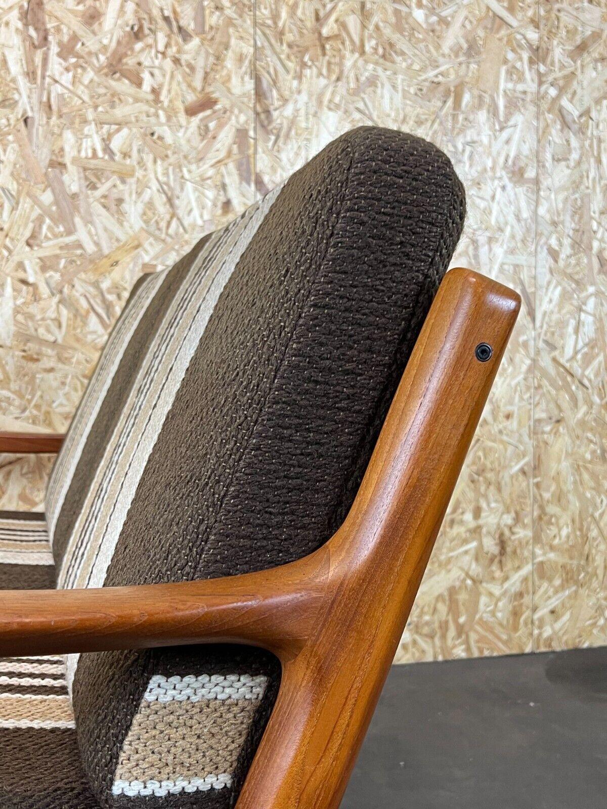 60er 70er Jahre Teakholz-Sofa mit 2 Sitzen Ole Wanscher Cado France & Son Dänisches Design im Angebot 9