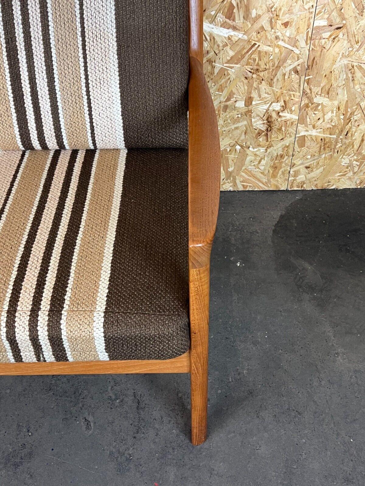 60er 70er Jahre Teakholz-Sofa mit 2 Sitzen Ole Wanscher Cado France & Son Dänisches Design (Ende des 20. Jahrhunderts) im Angebot