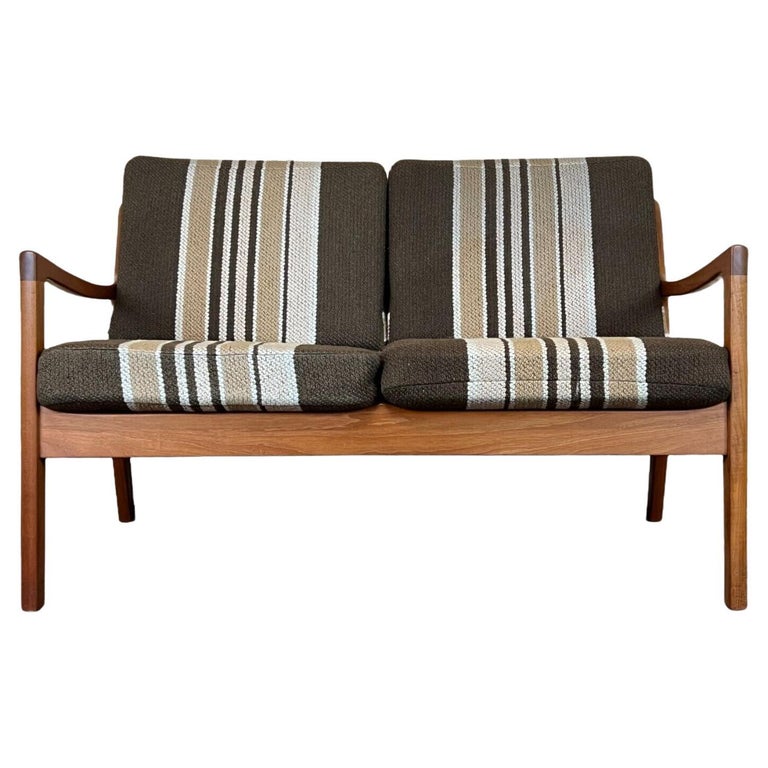 60s 70s Teak 2 Seater Sofa Couch Ole Wanscher Cado France and Son Danish  Design For Sale at 1stDibs