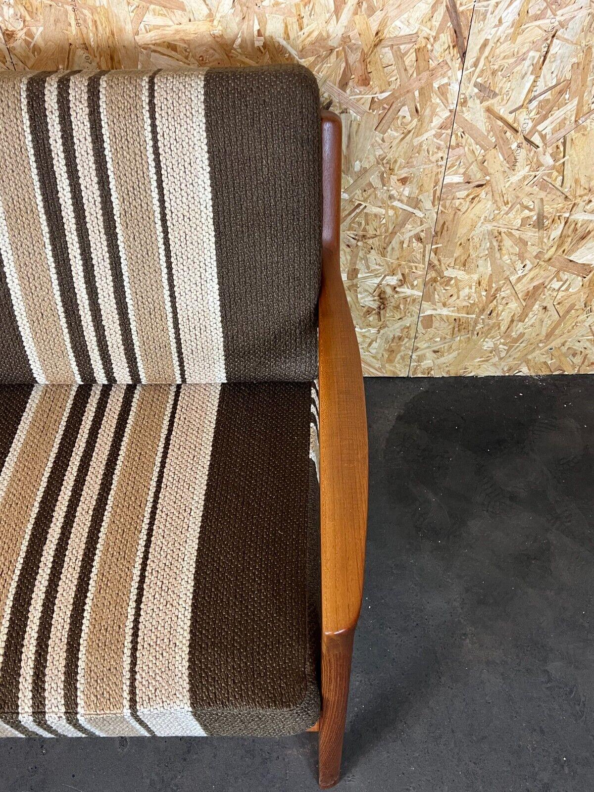 60er 70er Jahre Teakholz 3-sitzige Sofa-Kommode Ole Wanscher Cado France & Sohn Dänisches Design im Angebot 5