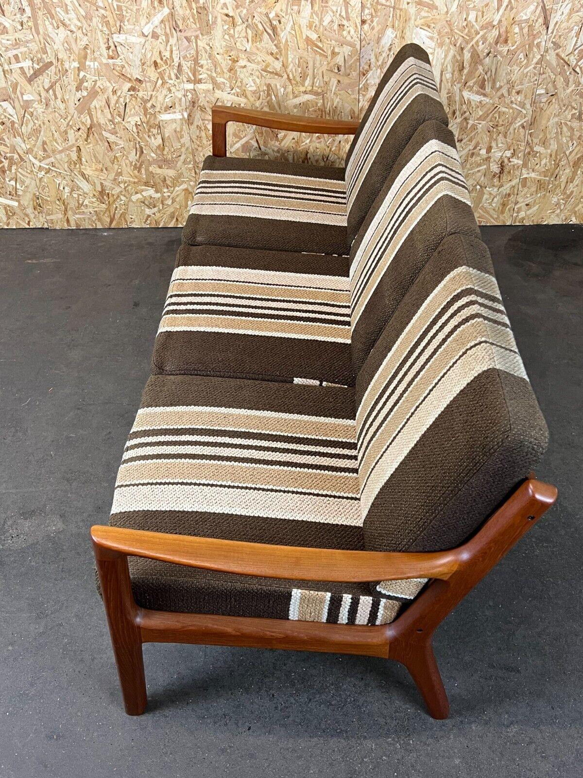 60s 70s Teak 3 Seater Sofa Couch Ole Wanscher Cado France & Son Danish Design For Sale 6