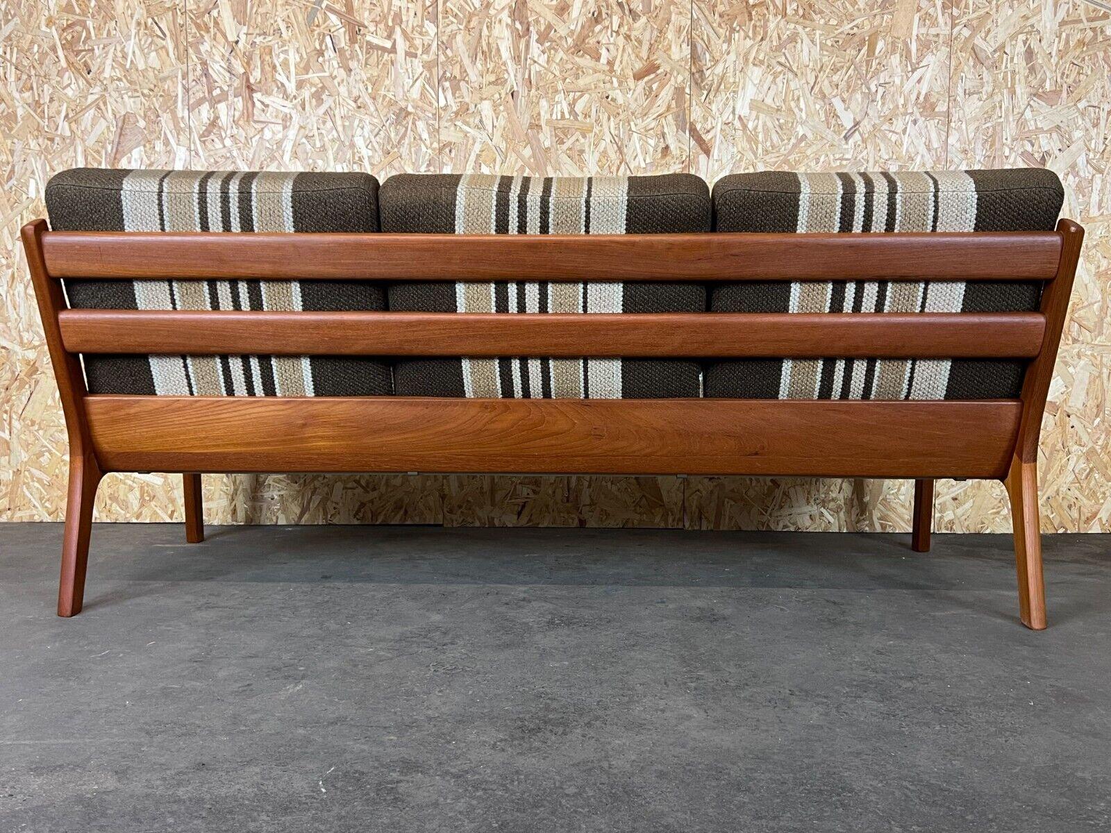 60s 70s Teak 3 Seater Sofa Couch Ole Wanscher Cado France & Son Danish Design For Sale 7