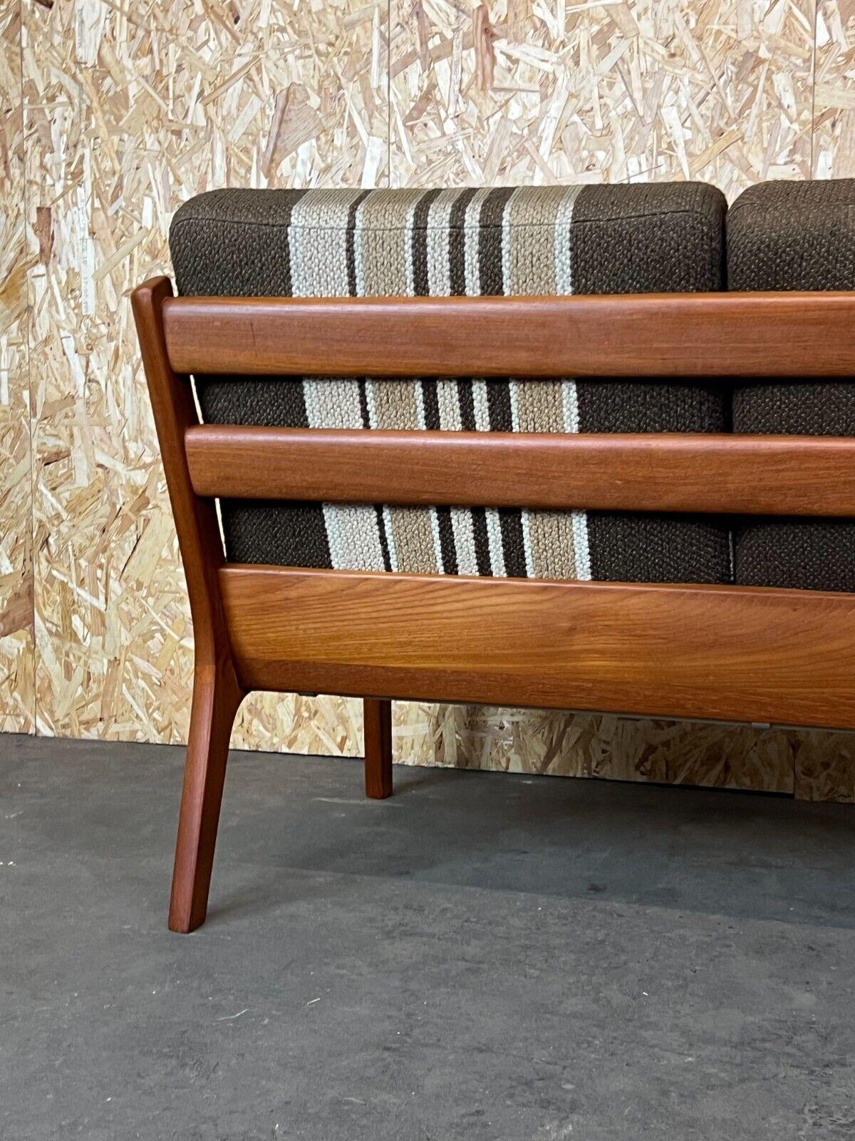 60er 70er Jahre Teakholz 3-sitzige Sofa-Kommode Ole Wanscher Cado France & Sohn Dänisches Design im Angebot 9