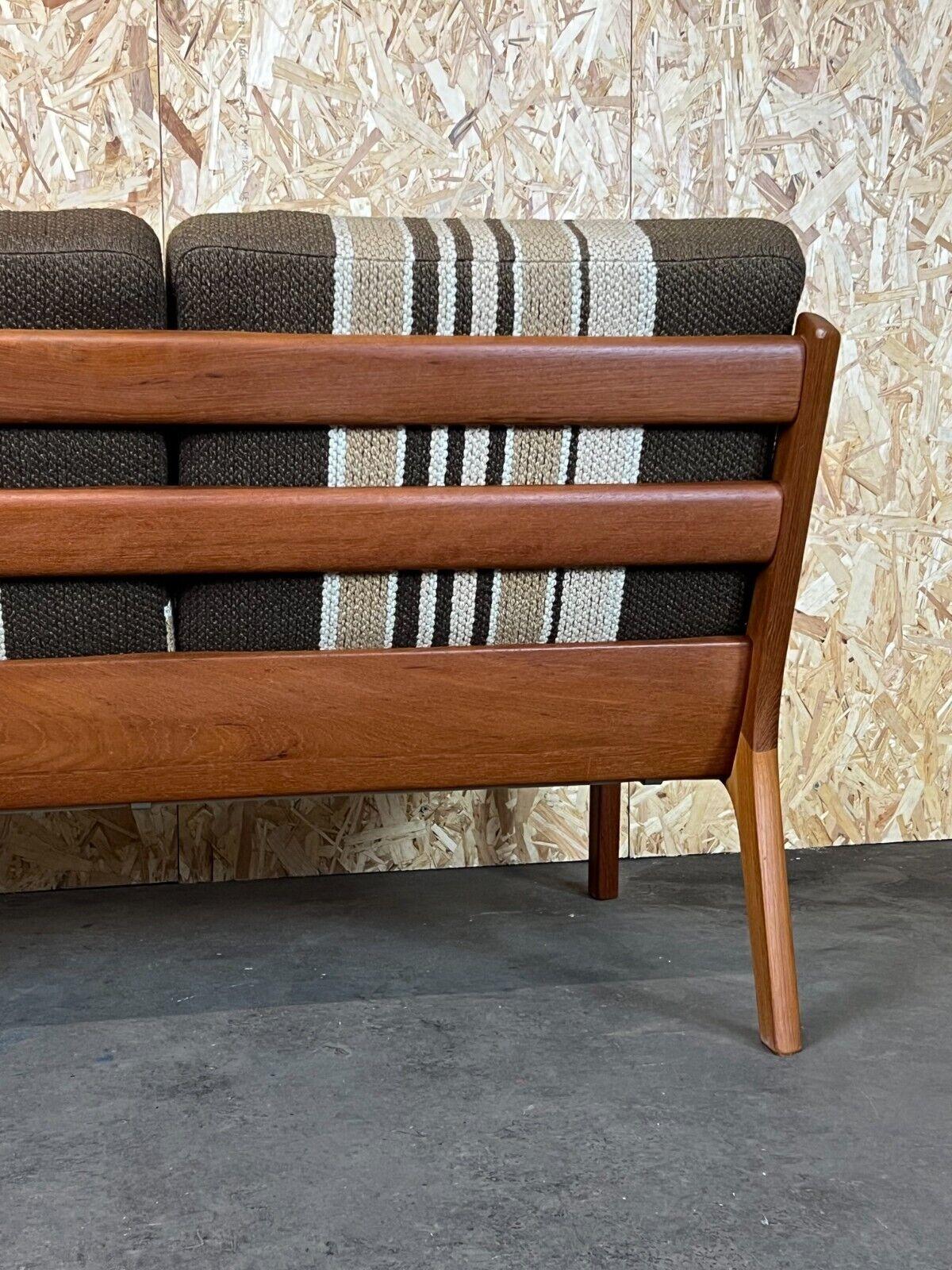 60er 70er Jahre Teakholz 3-sitzige Sofa-Kommode Ole Wanscher Cado France & Sohn Dänisches Design im Angebot 10