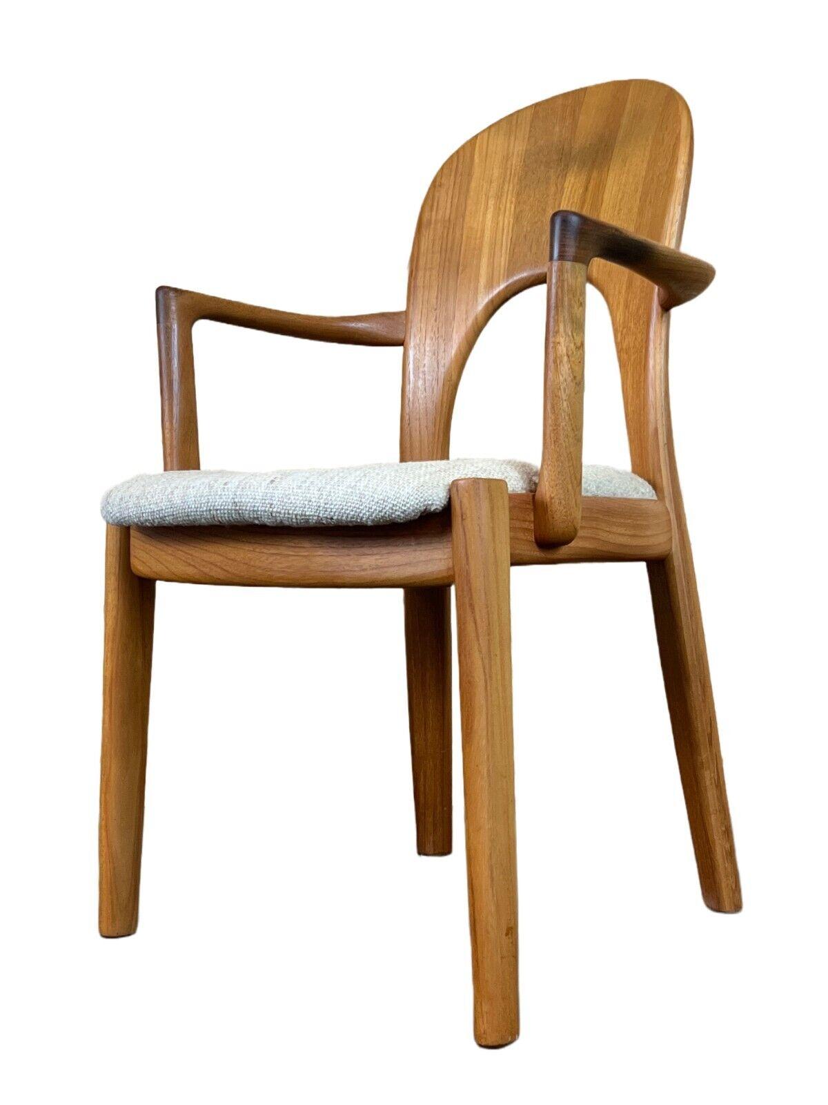 60s 70s Teak armchair desk chair Niels Koefoeds Hornslet

Object: armchair

Manufacturer: Koefoeds Hornslet

Condition: good

Age: around 1960-1970

Dimensions:

Width = 56cm
Depth = 57cm
Height = 88.5cm
Seat height = 45cm

Other