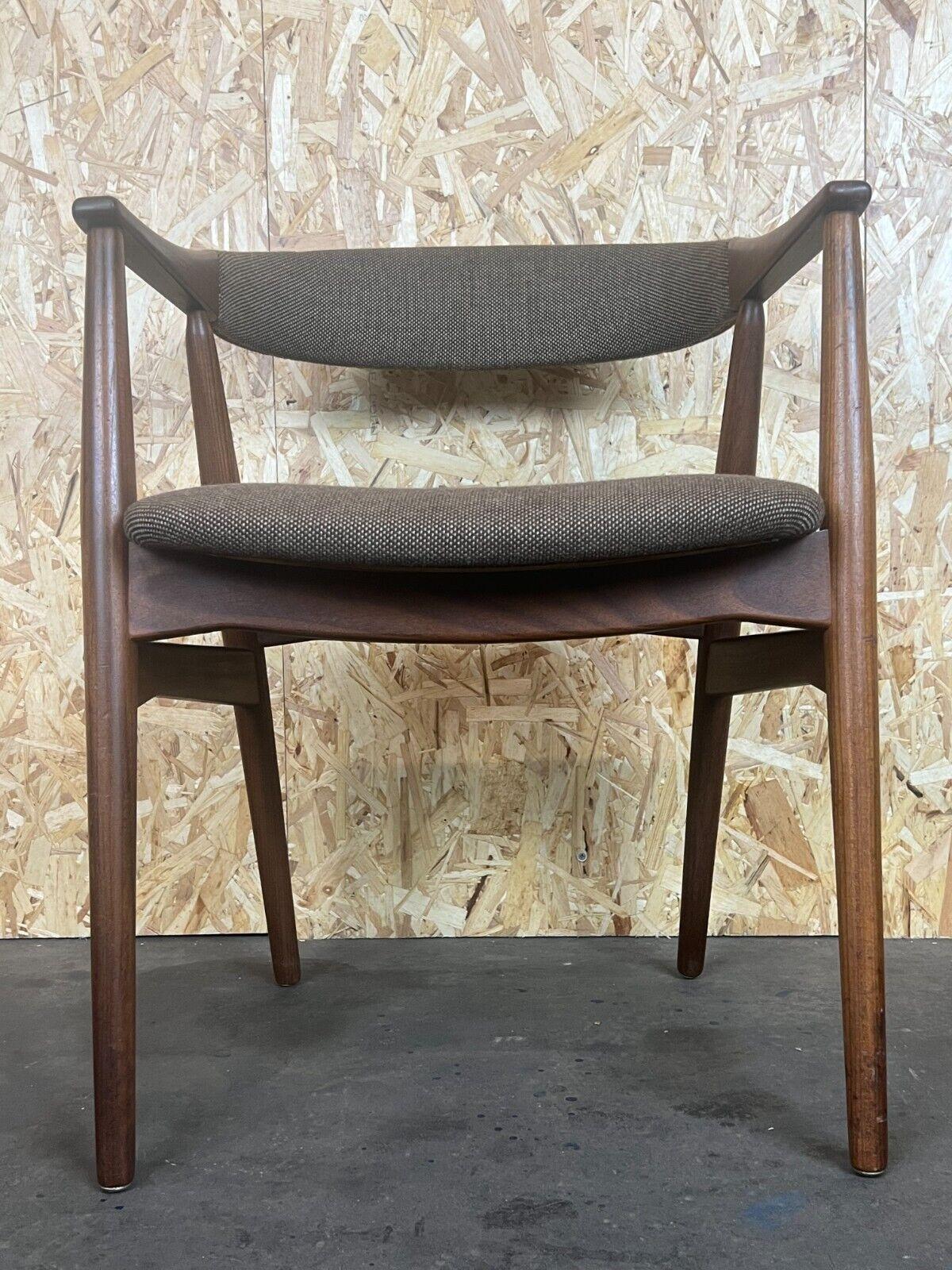 Danois 60s 70s Teck Armchair Desk Chair Th. Harlev pour Farstrup en vente