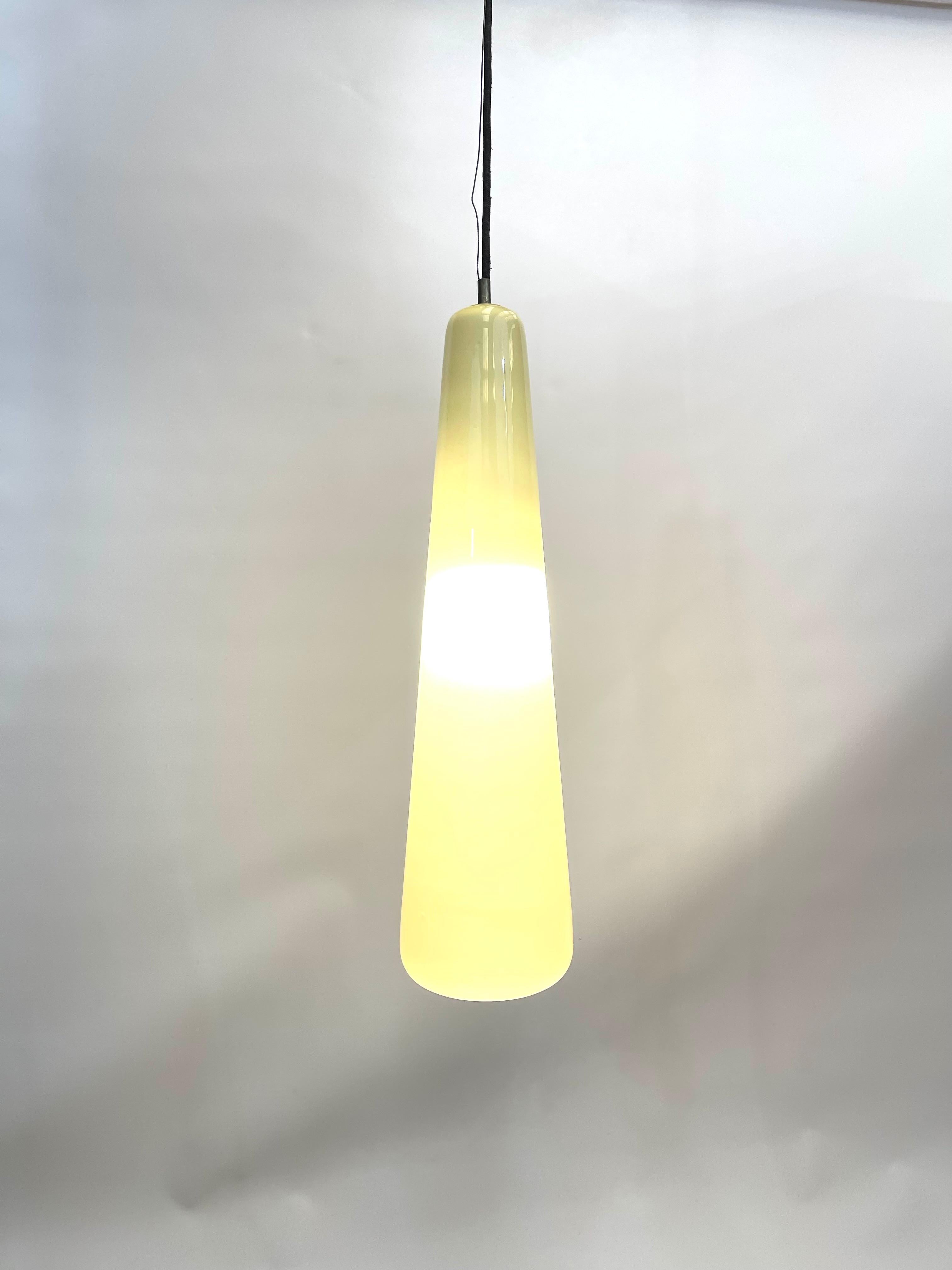 60s 70s Teak Ceiling Lamp Pendant Light Uno & Östen Kristiansson Luxus For Sale 2