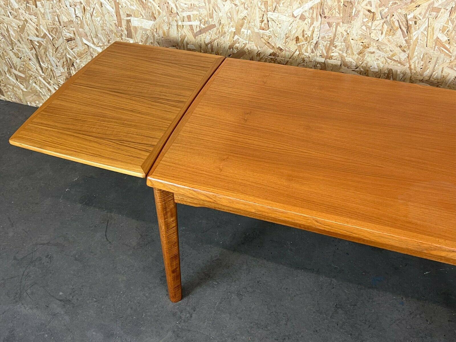 Table basse en teck, design danois moderne des années 60 et 70, Danemark en vente 1