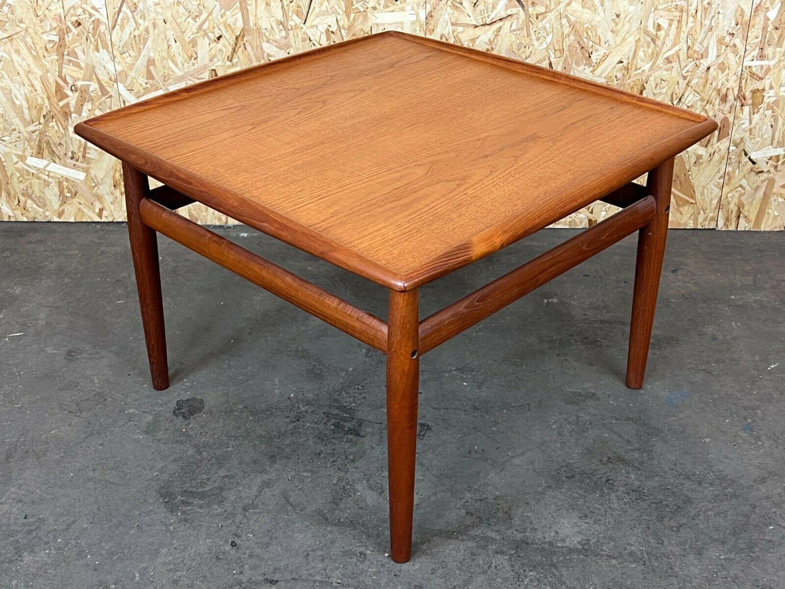 60s 70s teak coffee table Grete Jalk for Glostrup Danish 60s

Object: coffee table

Manufacturer: Glostrup

Condition: good

Age: around 1960-1970

Dimensions:

70cm x 70cm x 48cm

Other notes:

The pictures serve as part of the