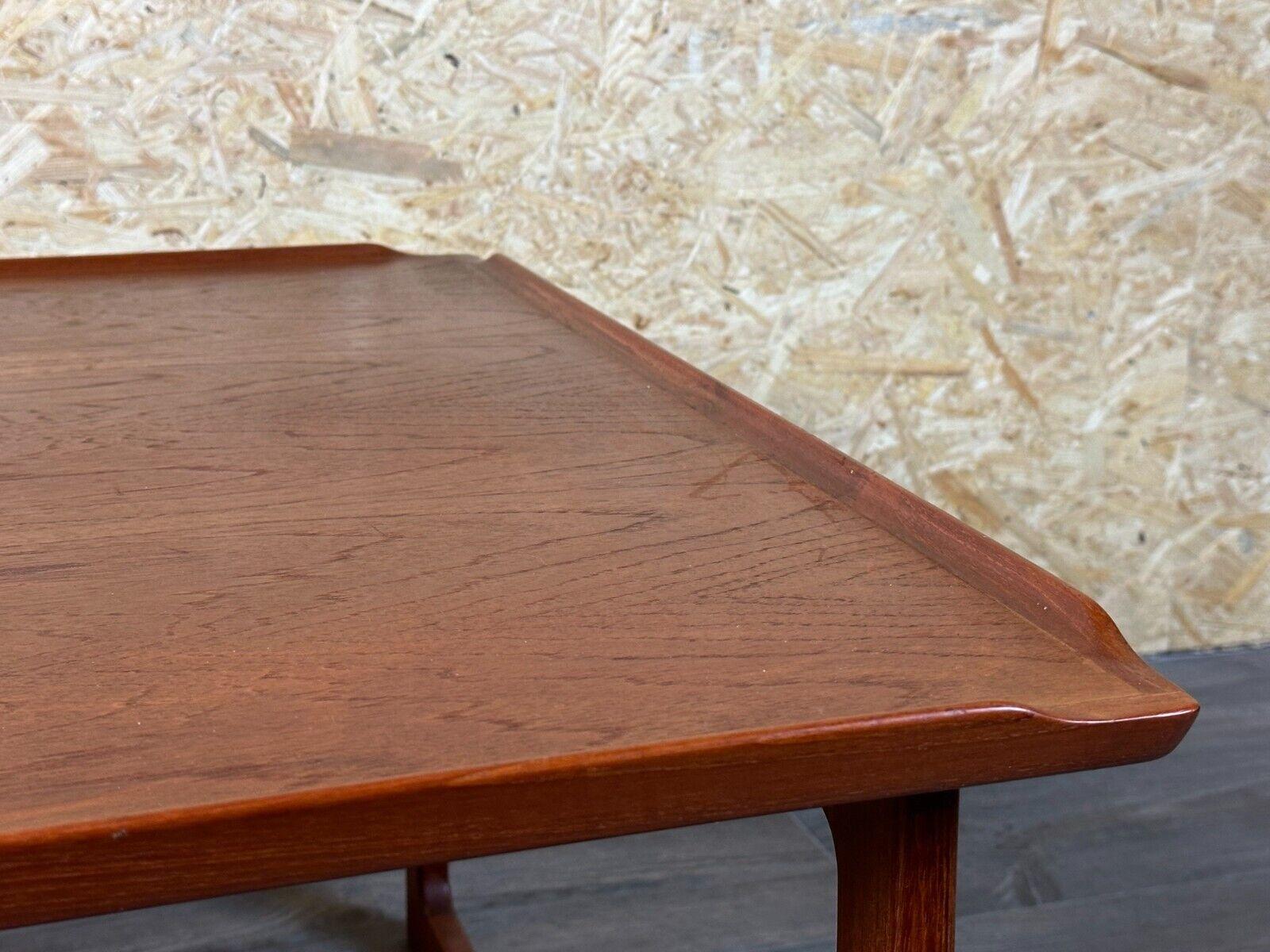 60s 70s teak coffee table Kubus by Jalk Vodder Andersen for Dyrlund Denmark For Sale 4