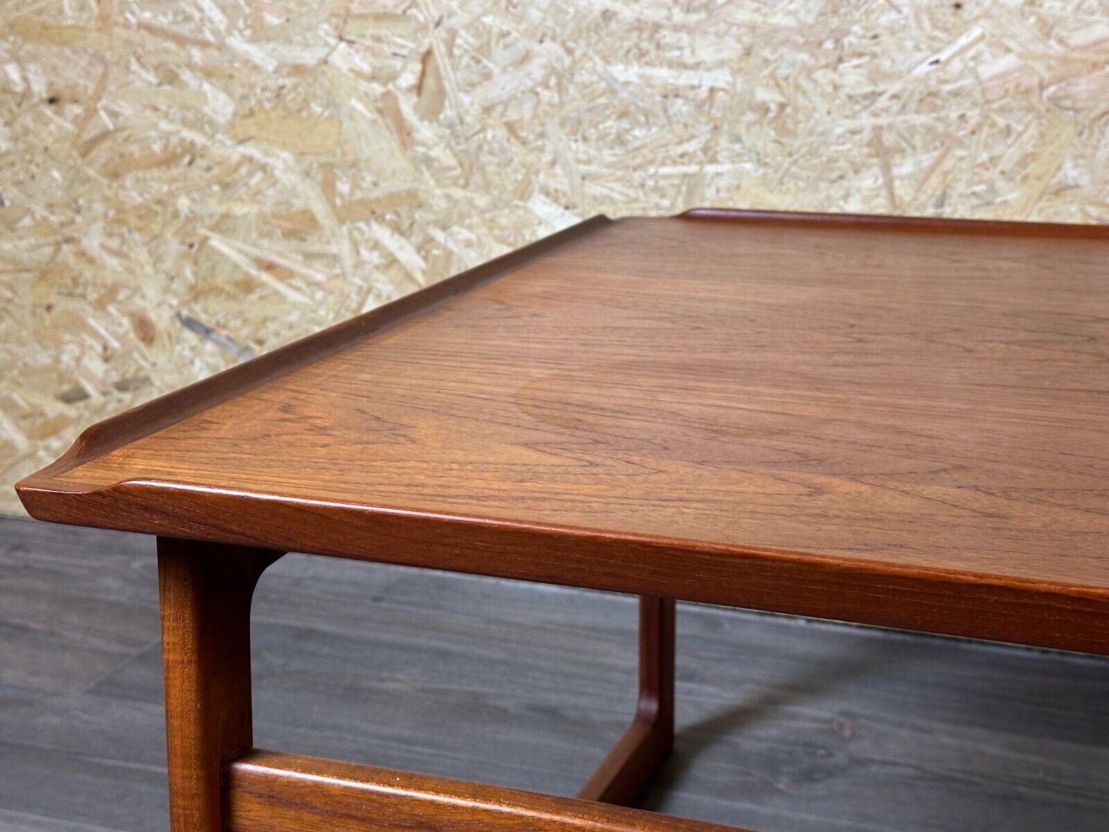 60s 70s teak coffee table Kubus by Jalk Vodder Andersen for Dyrlund Denmark For Sale 5