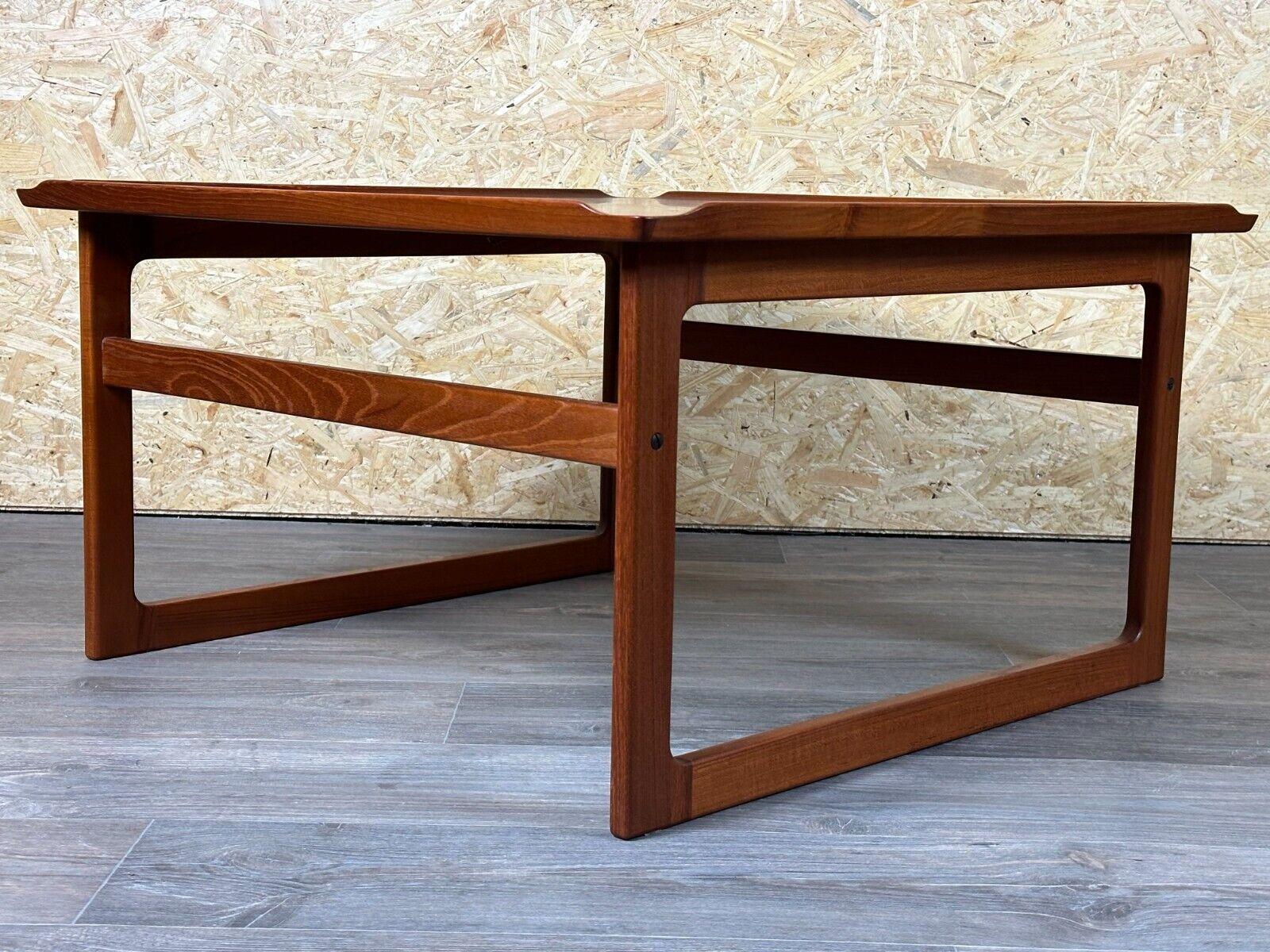 60s 70s teak coffee table Kubus by Jalk Vodder Andersen for Dyrlund Denmark For Sale 7