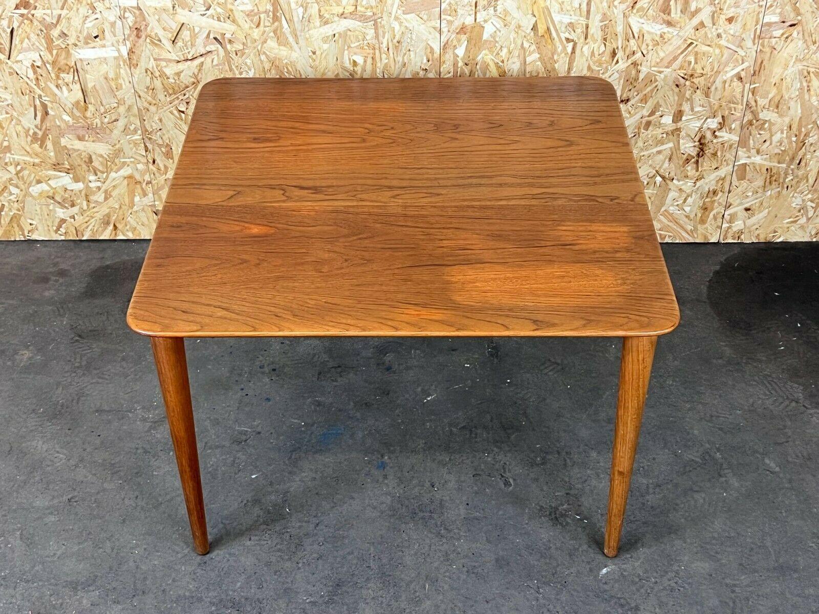 60s 70s teak coffee table Peter Hvidt & Orla Mølgaard-Nielsen for France & Søn

Object: coffee table

Manufacturer: France & Son

Condition: good - vintage

Age: around 1960-1970

Dimensions:

76.5cm x 76.5cm x 50cm

Other