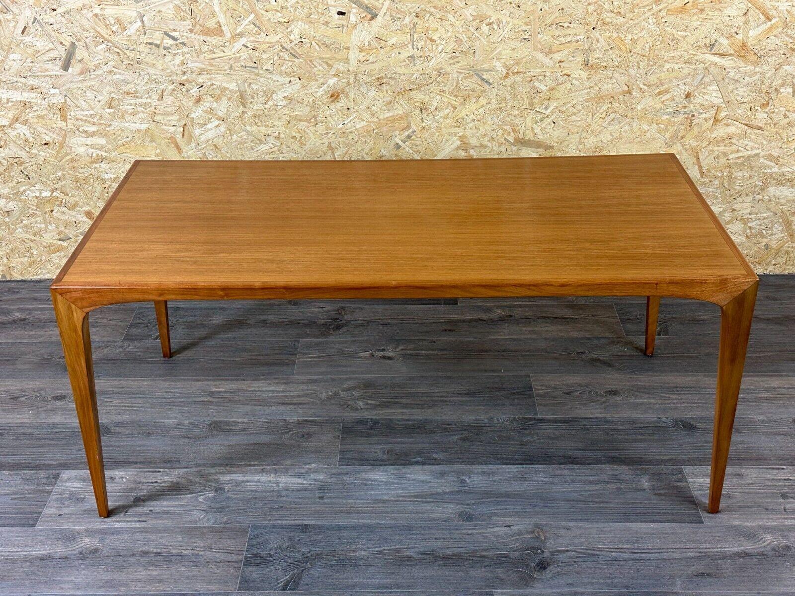 60s 70s teak coffee table side table Danish Modern Design Denmark For Sale 11