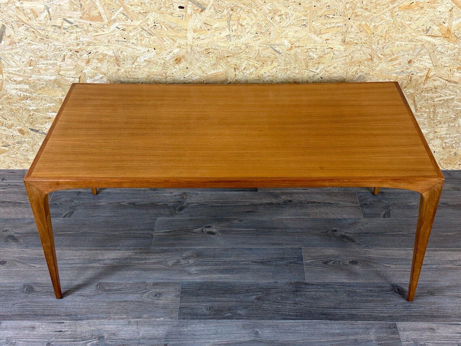 Late 20th Century 60s 70s teak coffee table side table Danish Modern Design Denmark For Sale