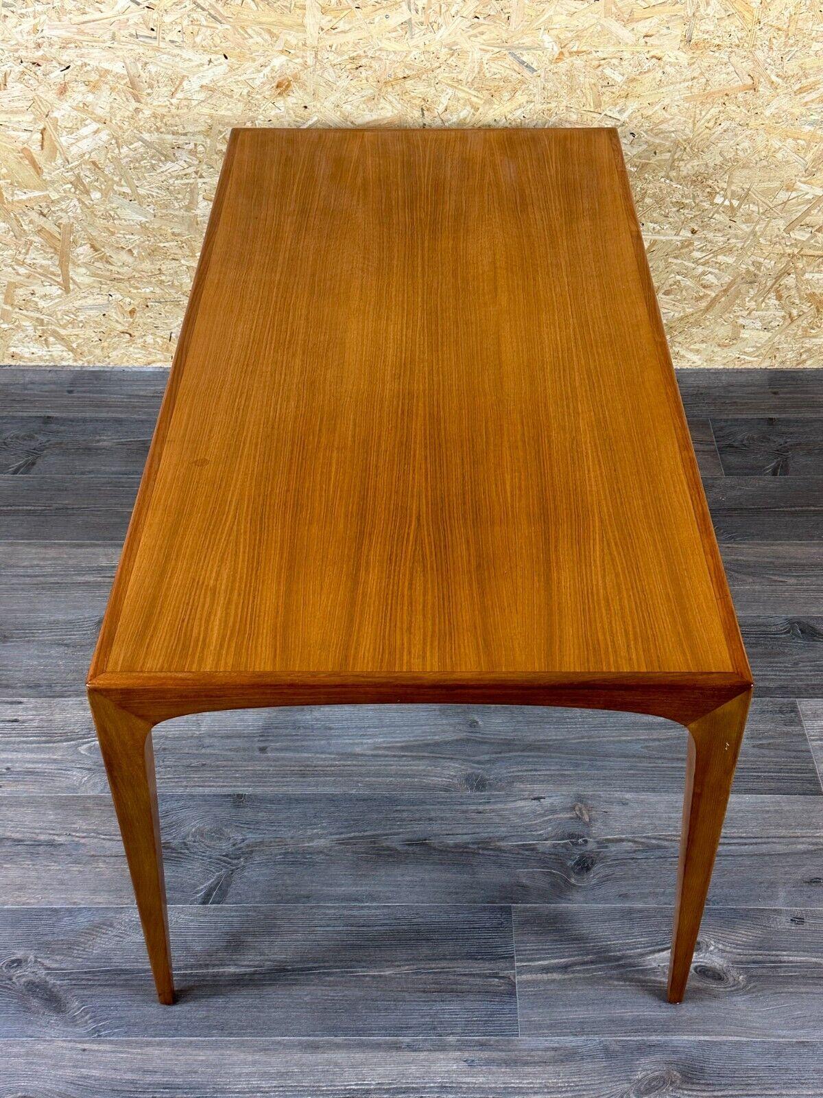 60s 70s teak coffee table side table Danish Modern Design Denmark For Sale 4