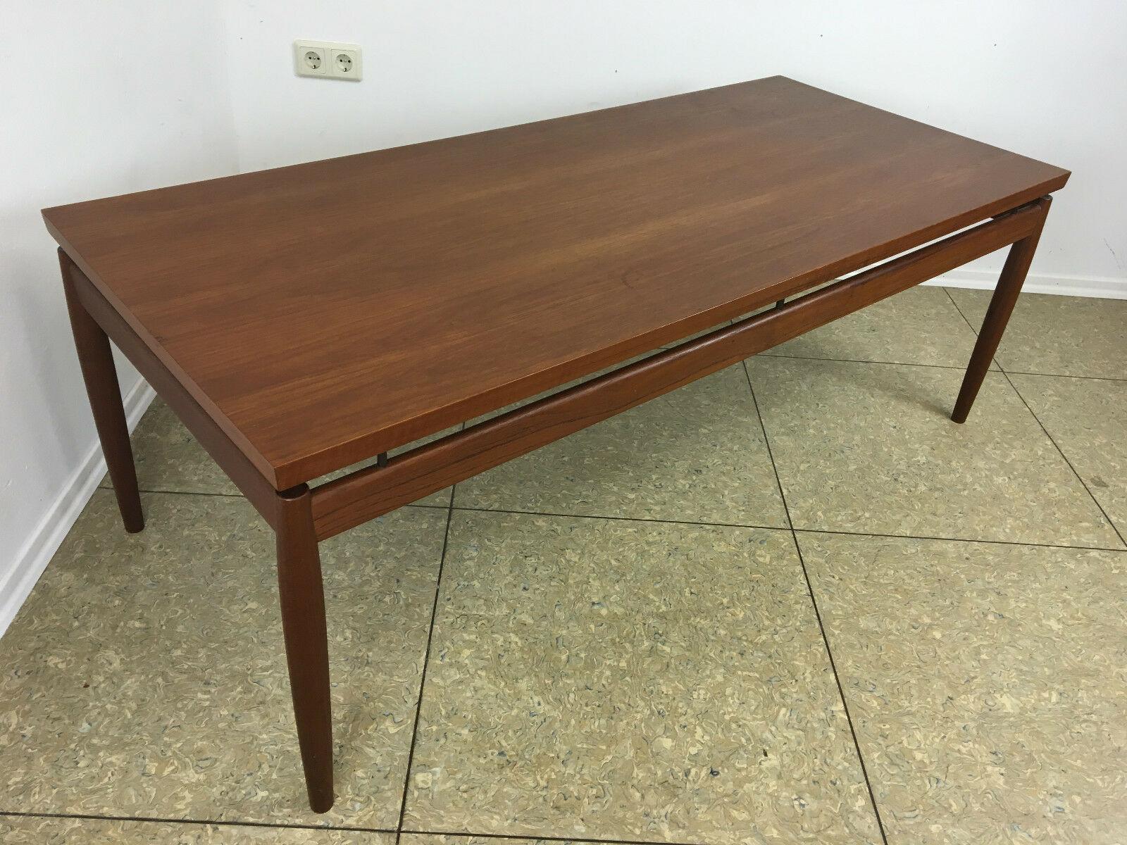 60s 70s Teak Coffee Table Table Grete Jalk France & Son Denmark Design

Object: coffee table

Manufacturer: Grete Jalk / France & Son

Condition: good

Age: around 1960-1970

Dimensions:

150cm x 66cm x 54cm

Other notes:

The