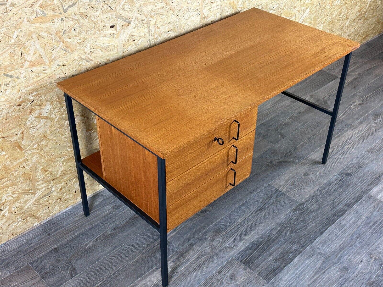 Mid-20th Century 60s 70s teak desk by Günter Renkel for Rego Mobile Germany