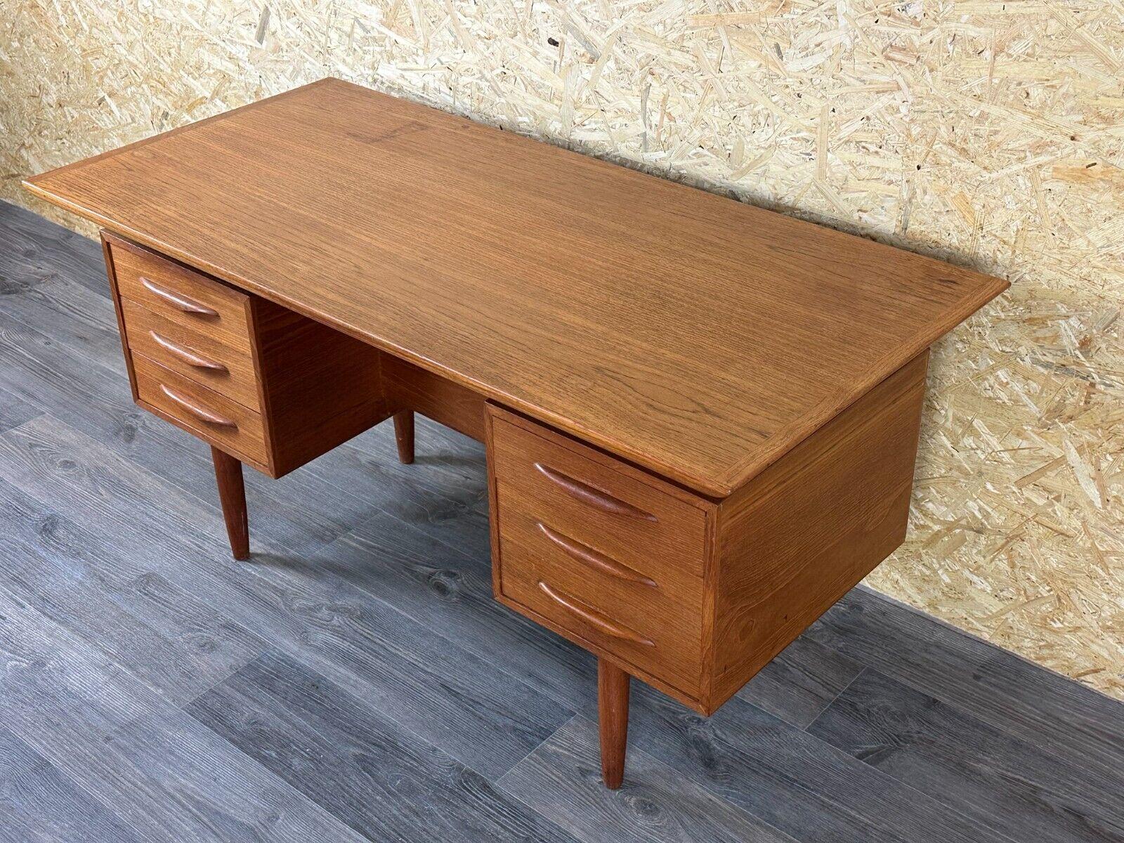 60s 70s teak desk desk Danish Modern Design Denmark 3