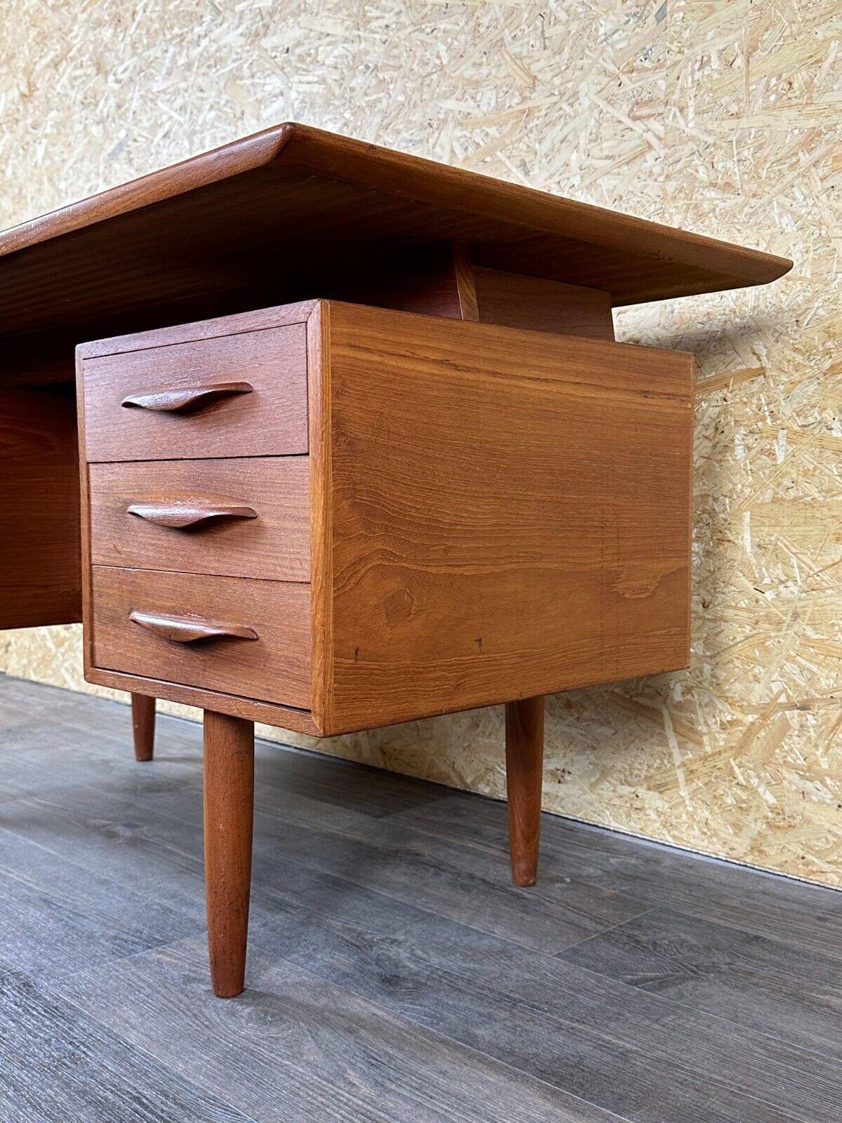 60s 70s teak desk desk Danish Modern Design Denmark 8