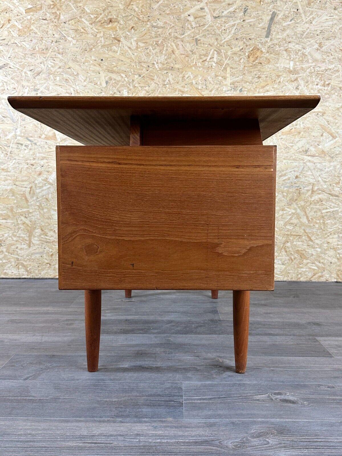 60er 70er Jahre Teakholz Schreibtisch Dänisch Modern Design Dänemark 11