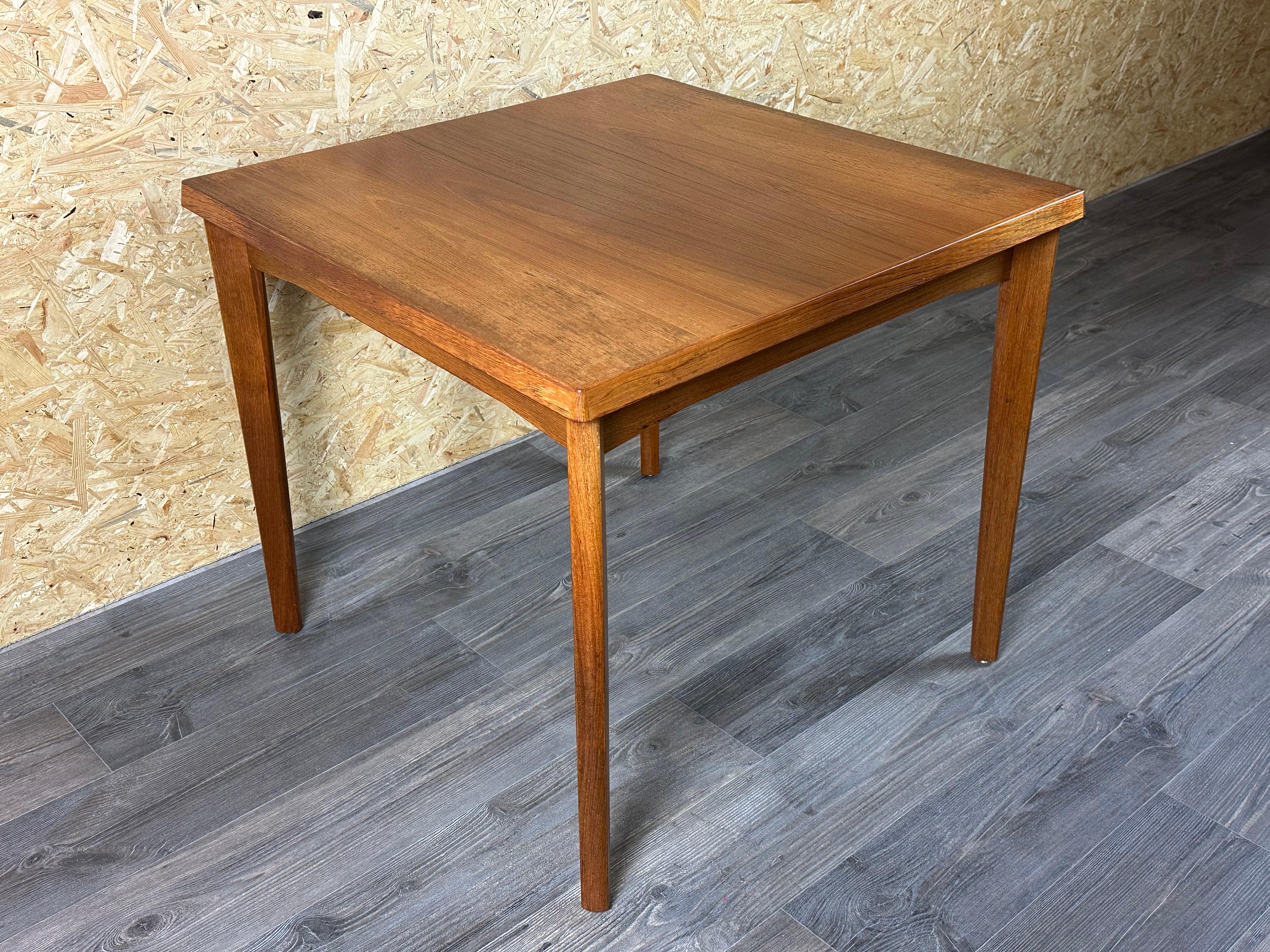 60s 70s teak dining table by Burchardt-Nielsen Made in Denmark For Sale 10
