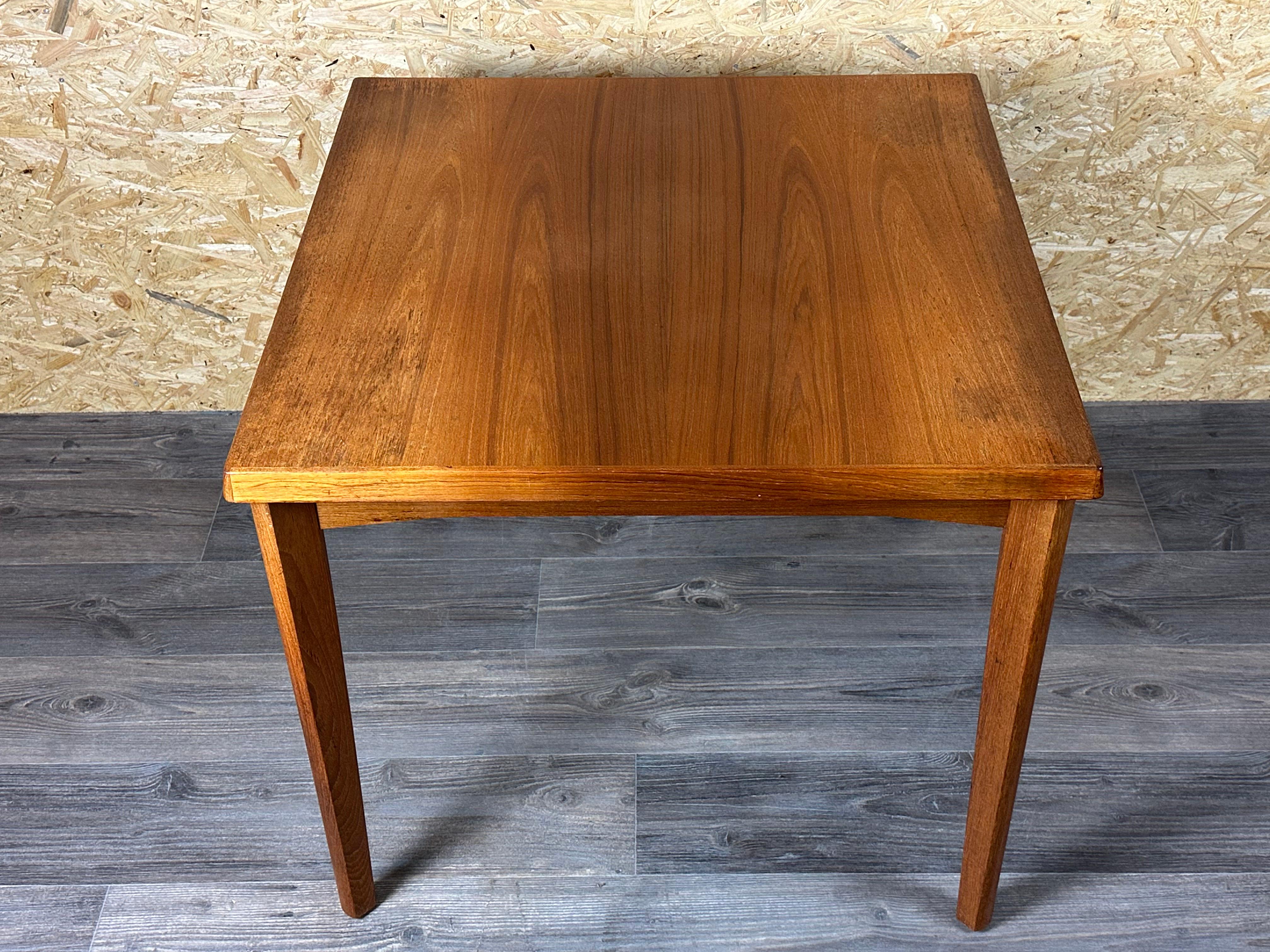 60s 70s teak dining table by Burchardt-Nielsen Made in Denmark For Sale 3
