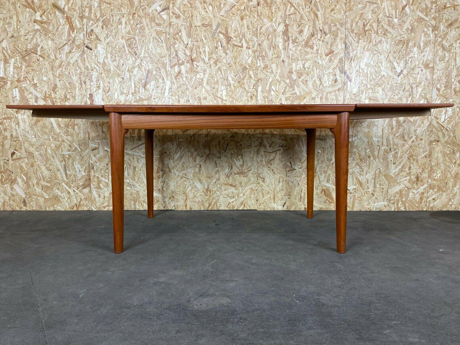 60s 70s Teak Dining Table Danish Grete Jalk for Glostrup Design For Sale 4