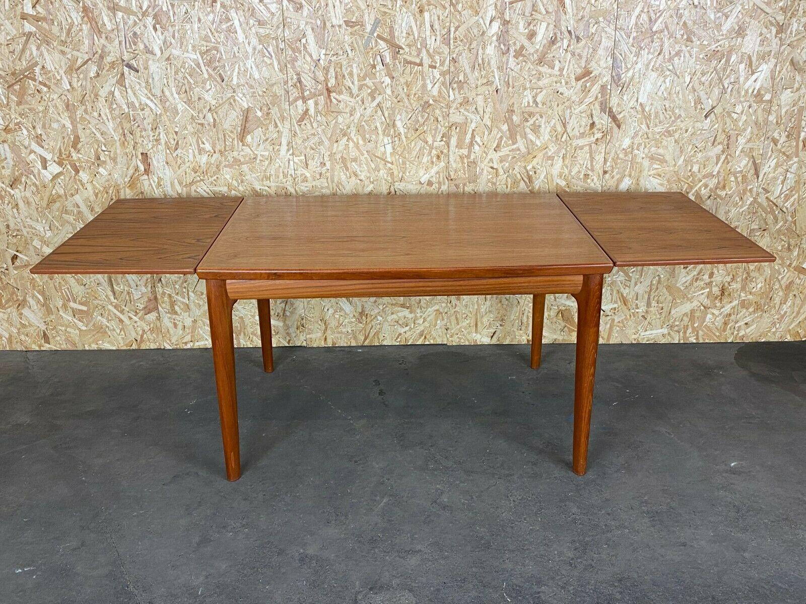 60s 70s Teak Dining Table Danish Grete Jalk for Glostrup Design For Sale 5