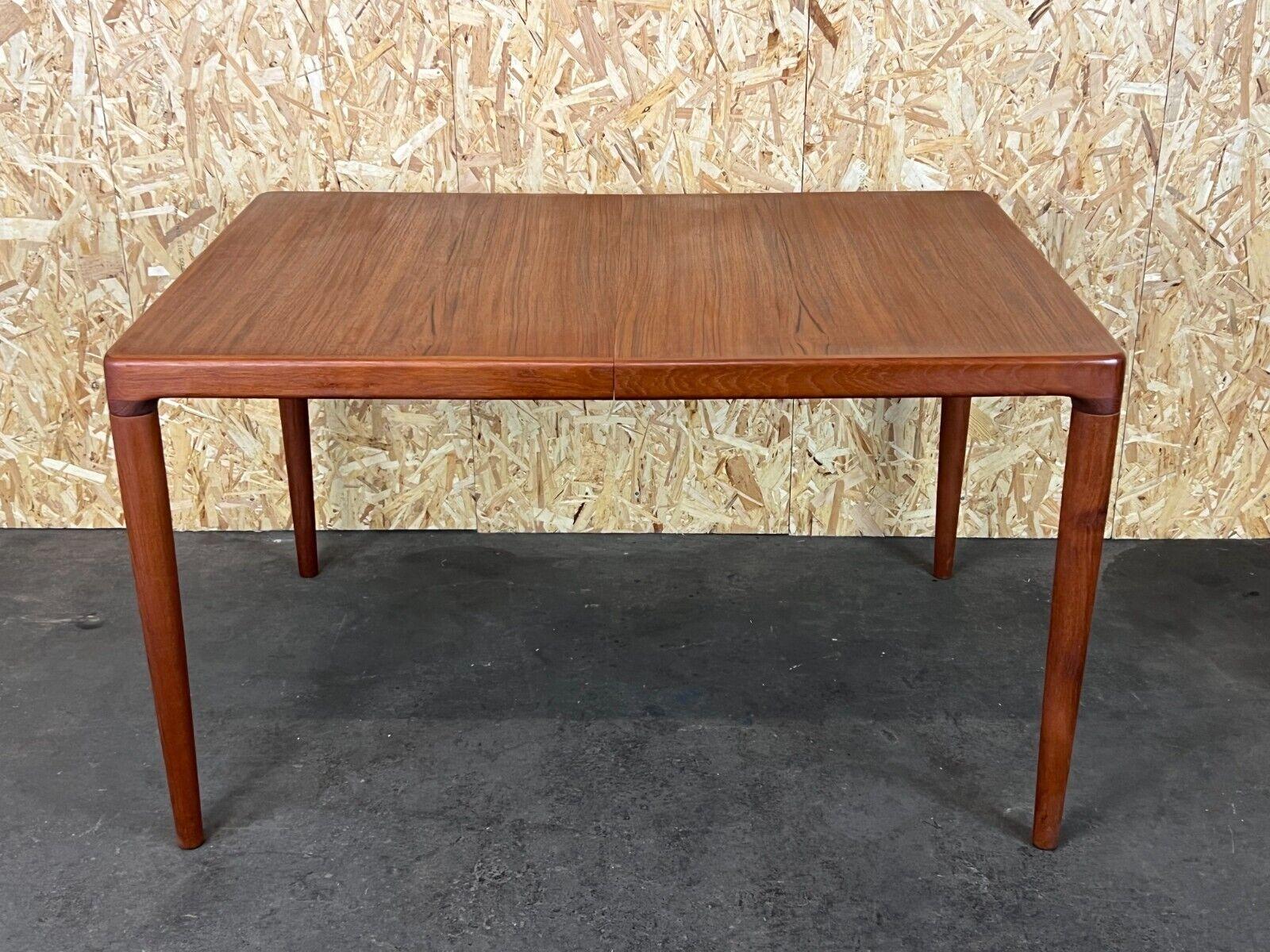 60s 70s Teak Dining Table Danish Modern Design Denmark 60s 70s For Sale 7