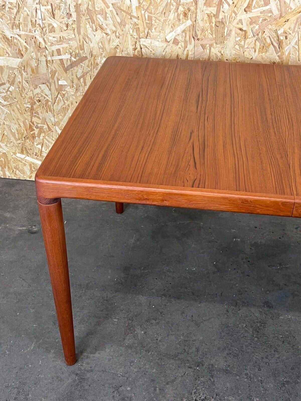 60s 70s Teak Dining Table Danish Modern Design Denmark 60s 70s For Sale 8