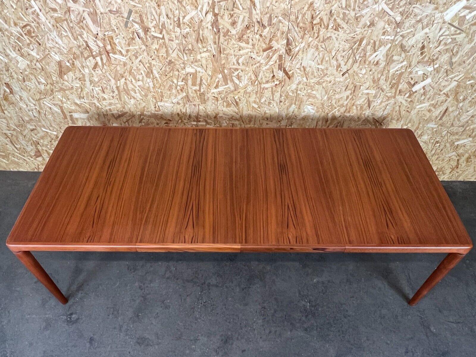 60s 70s Teak Dining Table Danish Modern Design Denmark 60s 70s For Sale 3