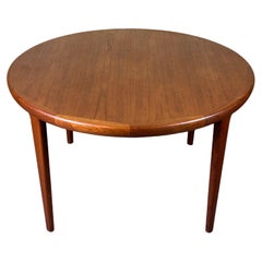 60s 70s Teak Dining Table Danish Modern Design Made in Denmark