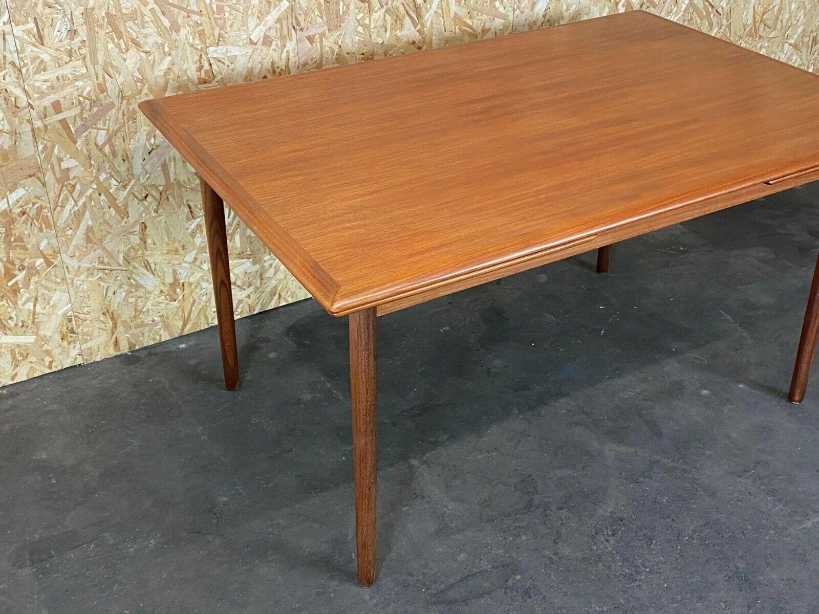 Late 20th Century 60s 70s Teak Dining Table Dining Table Danish Modern Design Denmark